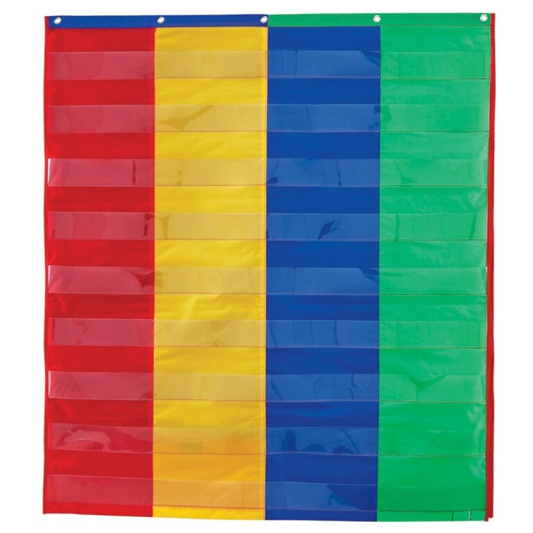 2 And 4 Column Double Sided Pocket Chart The School Box Inc
