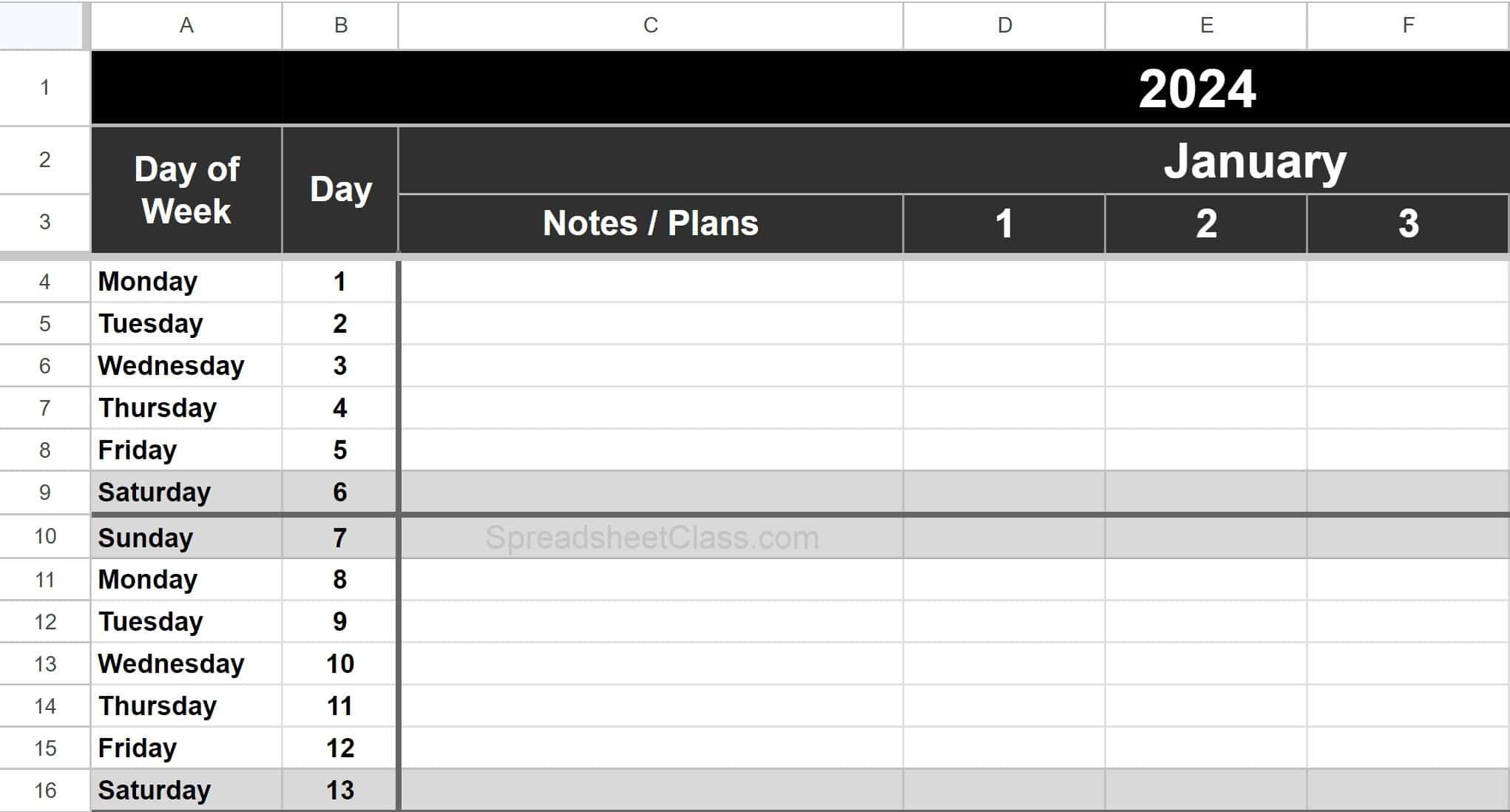 2023 2024 2025 U0026 Automatic Calendar Templates Monthly U0026 Yearly For Google Sheets