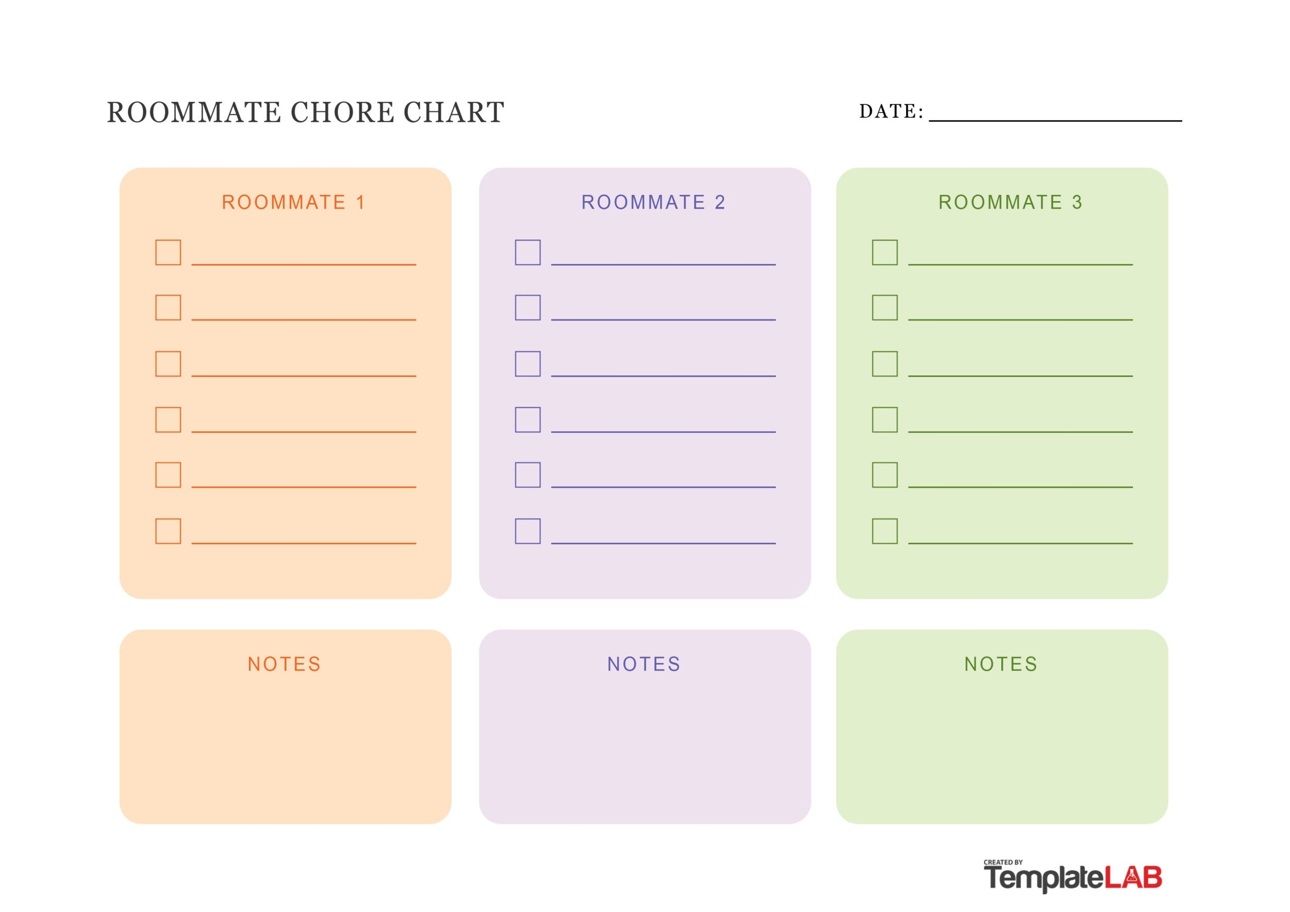 23 FREE Chore Chart Templates For Kids TemplateLab