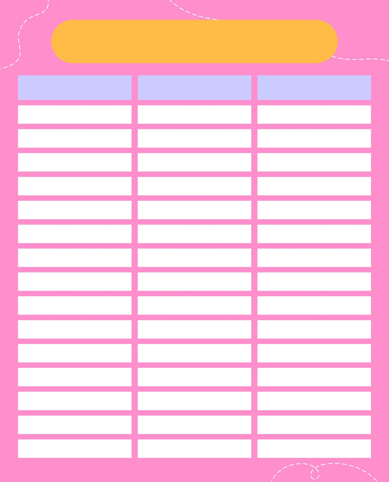 Four Column Chart Pdf