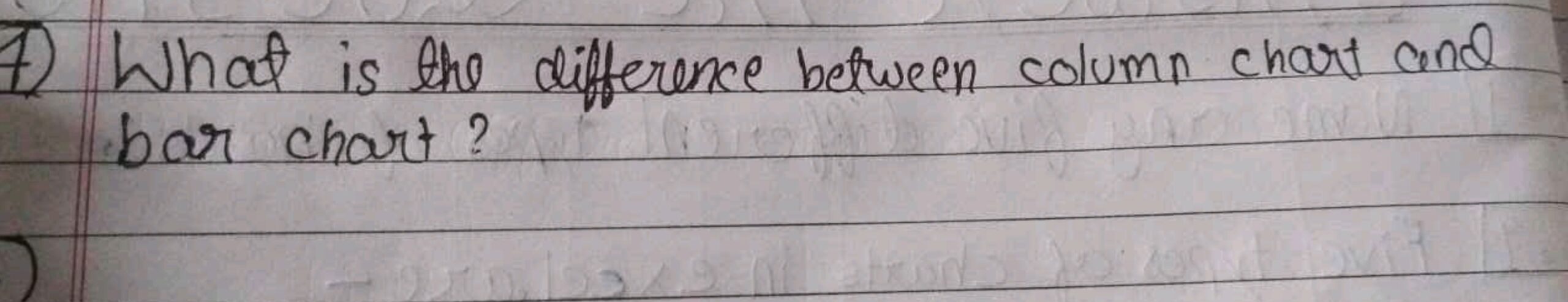Bar Chart And Column Chart Difference
