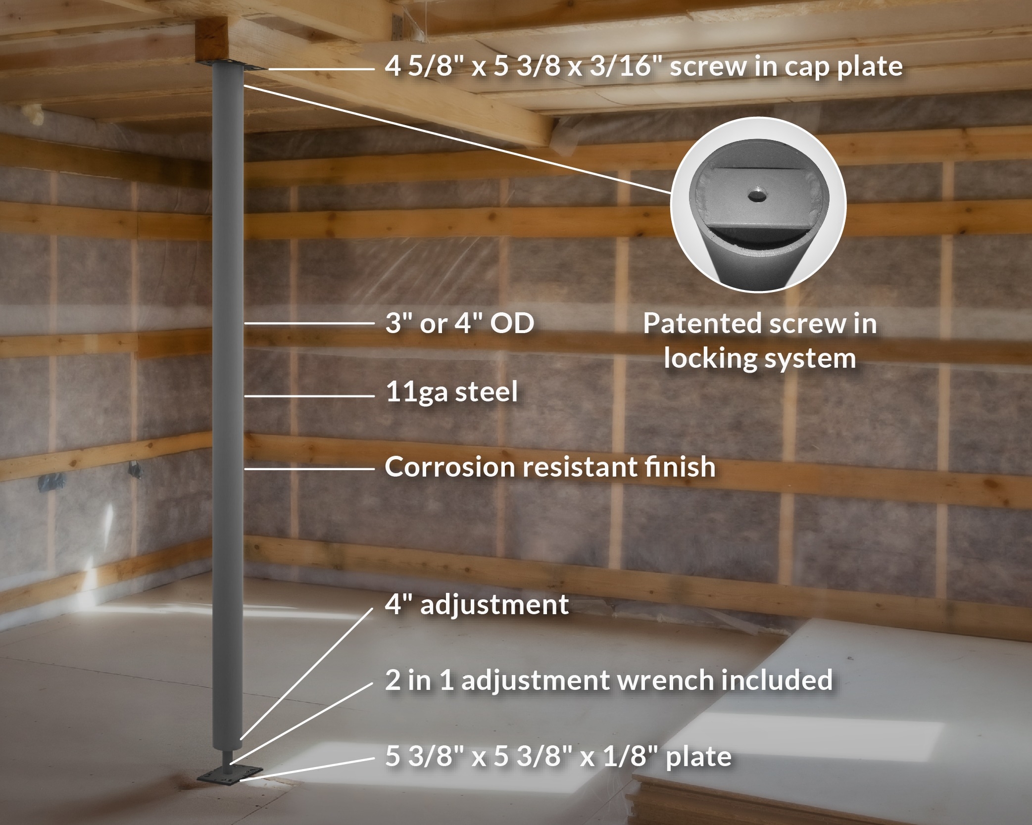 Adjustable Columns Portland Stone Ware CO 
