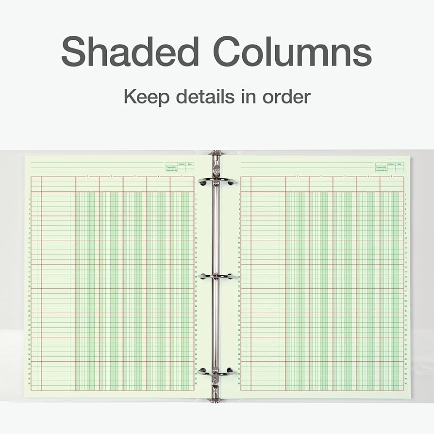 Amazon Adams Columnar Analysis Pad 5 Column Ledger 8 5