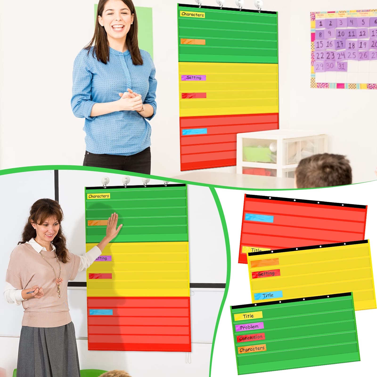 2 Column Pocket Chart