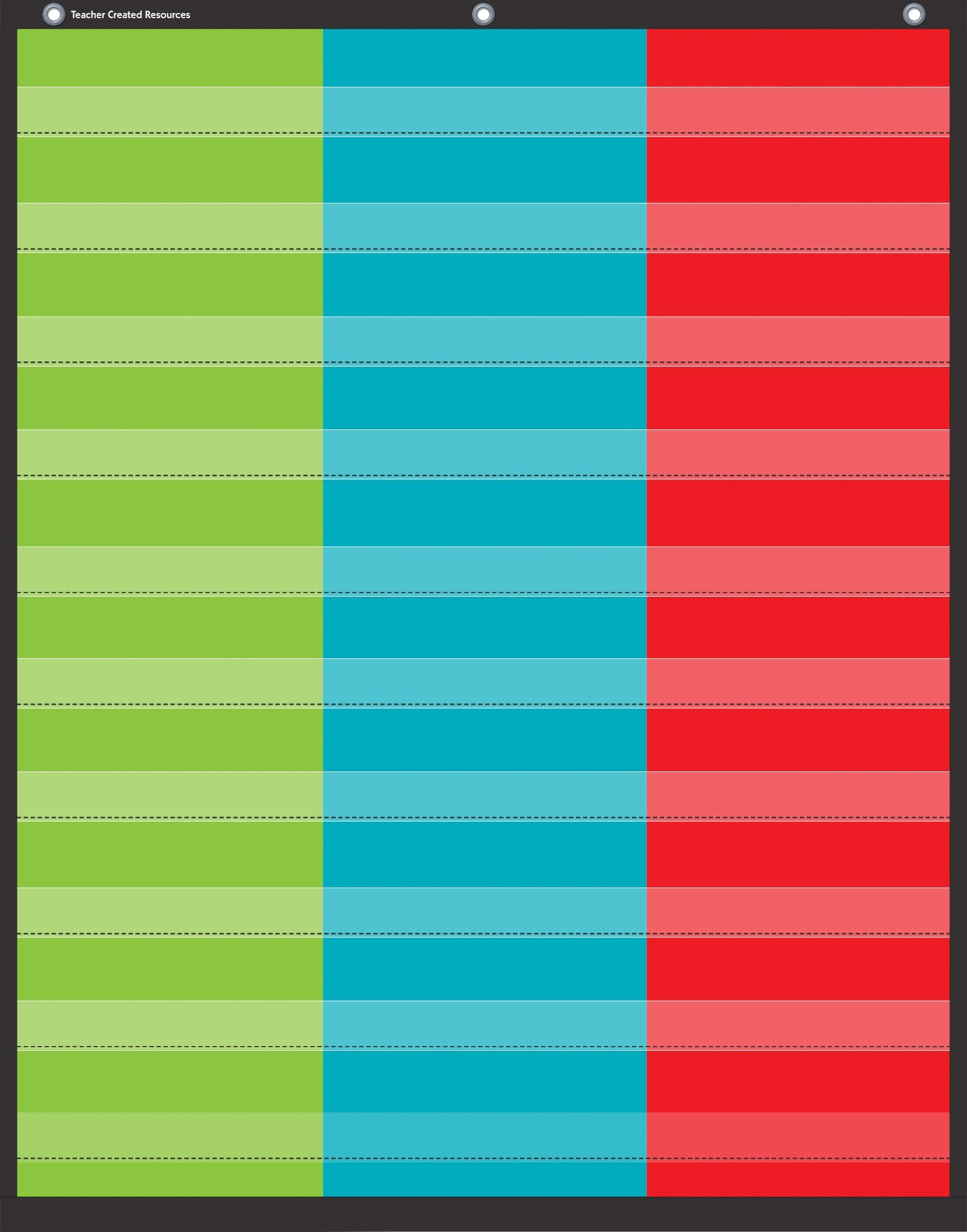 Amazon Teacher Created Resources 3 Column Pocket Chart 34