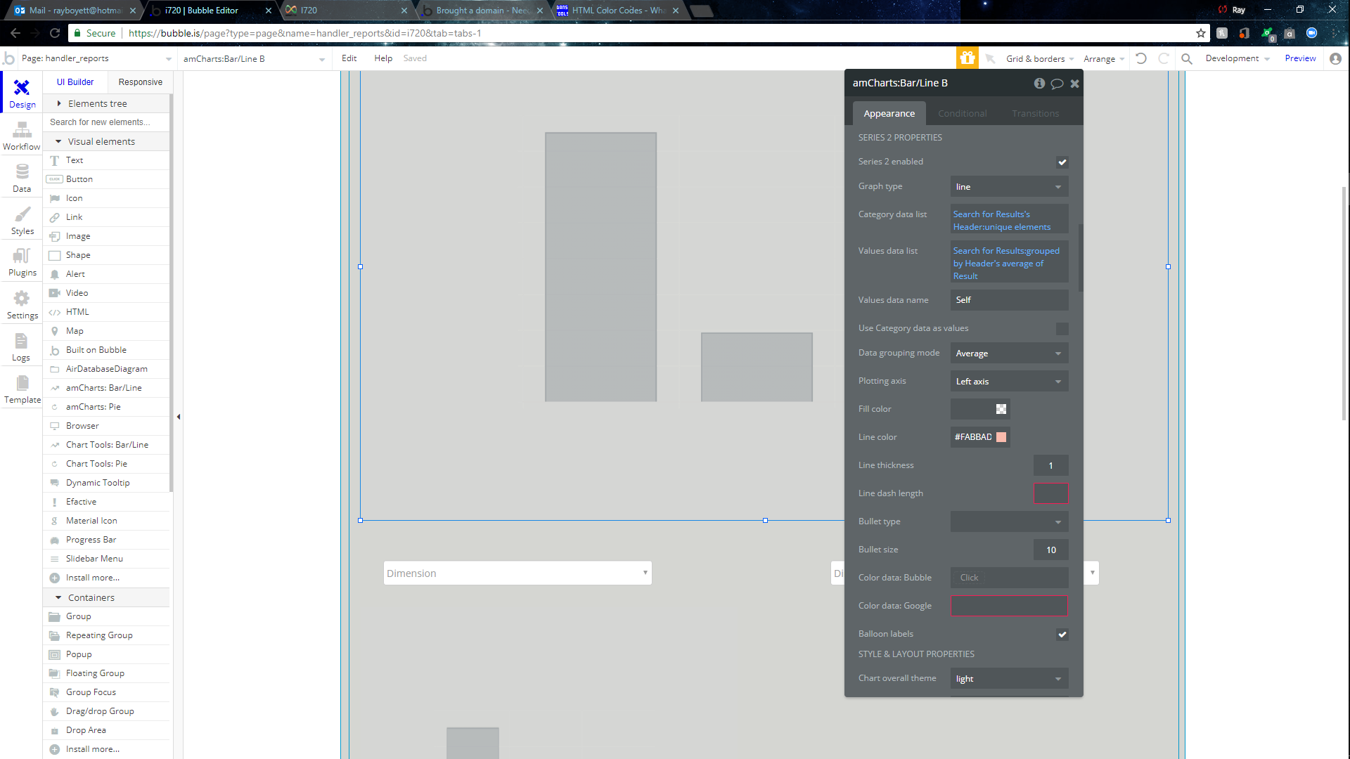 Amcharts Line Graph Isn t Showing Alpha Plugins Bubble Forum