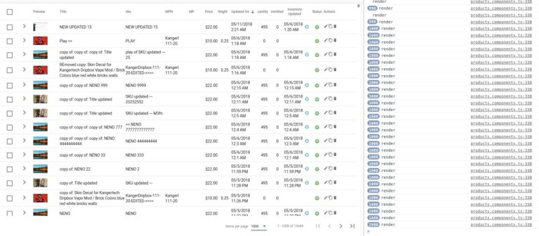Angular 6 MatTable Performance In 1000 Rows Stack Overflow