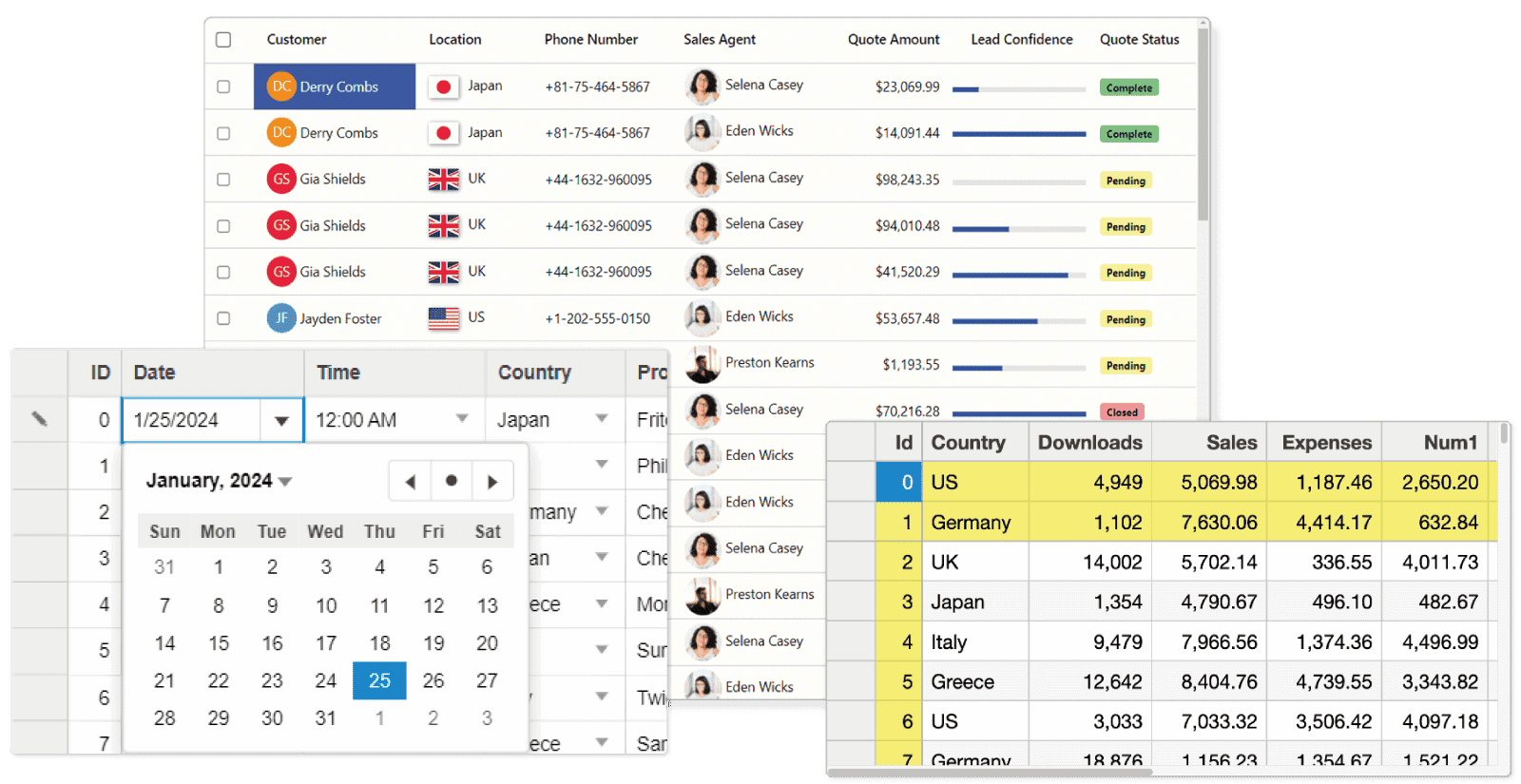 Angular UI Components Powerful Angular UI Controls For Web Applications Wijmo