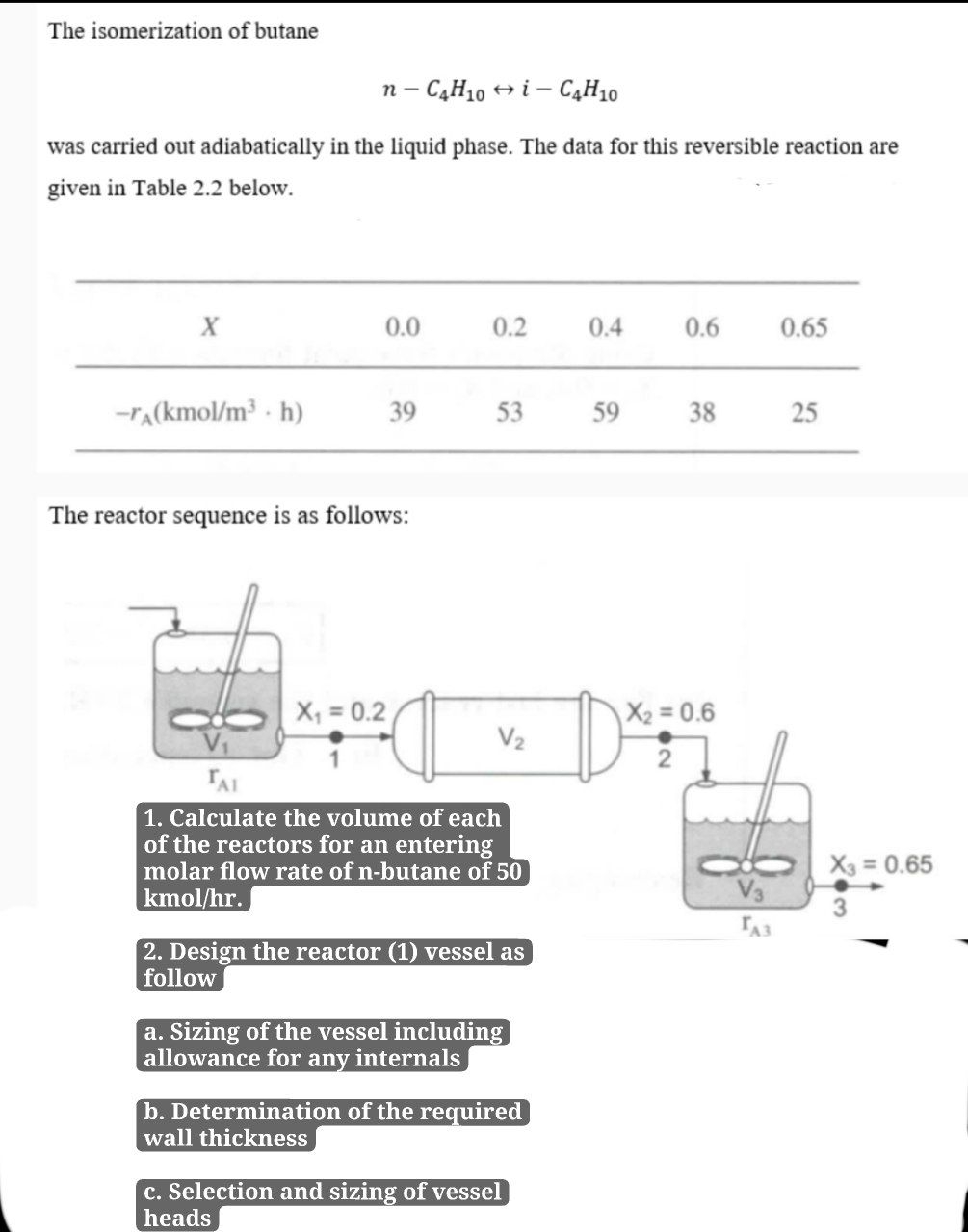 Answered The Isomerization Of Butane N C4H10 I C4H10 Was Carried 