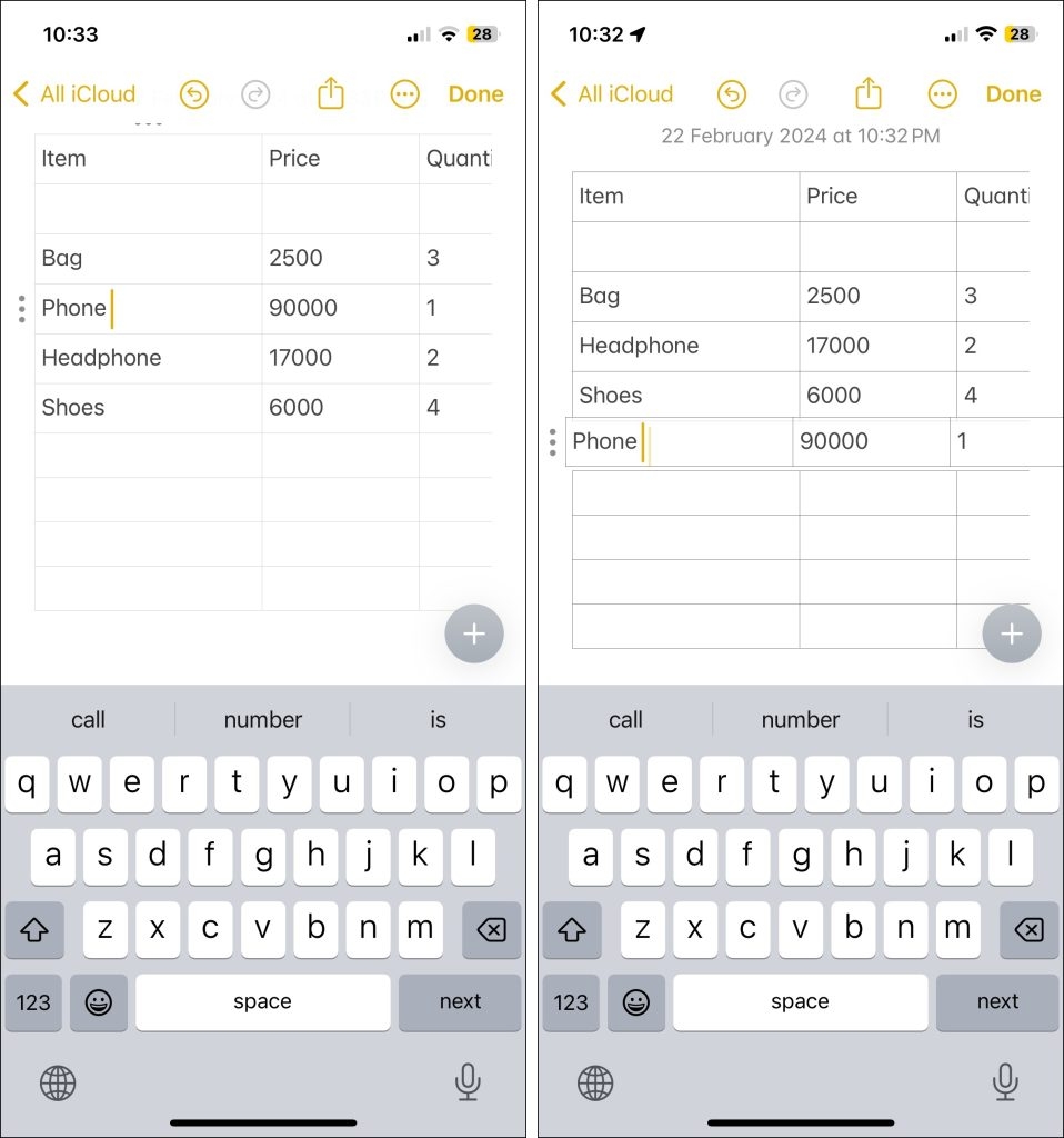Increase Column Width Chart