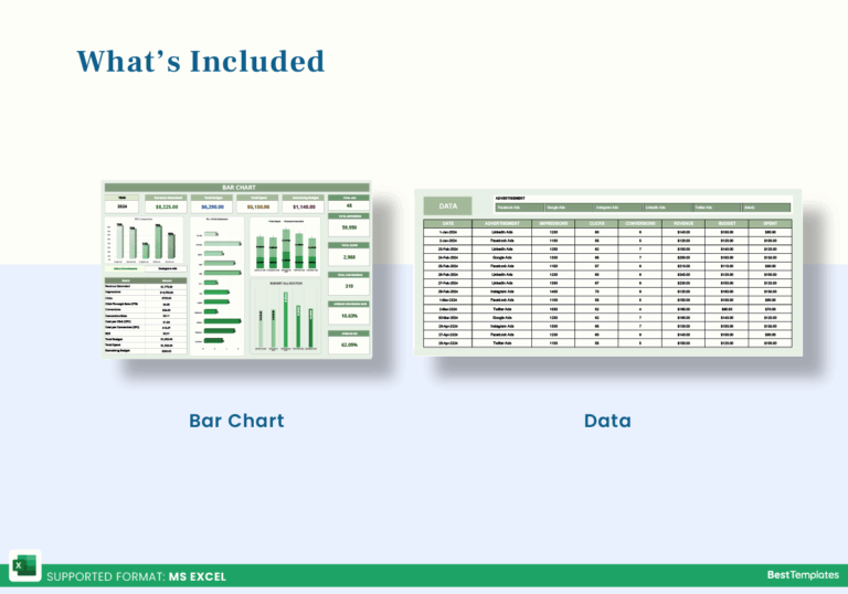 Bar Chart Excel Template Best Templates