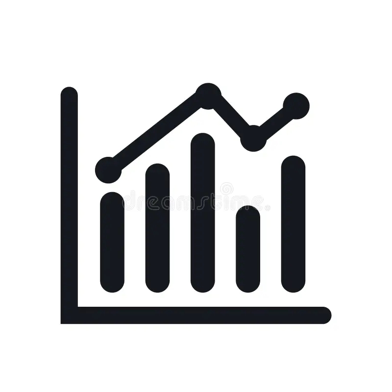 Bar Chart Icon Vector Sign And Symbol Isolated On White Background Bar Chart Logo Concept Stock Vector Illustration Of Column Graphs 134560103