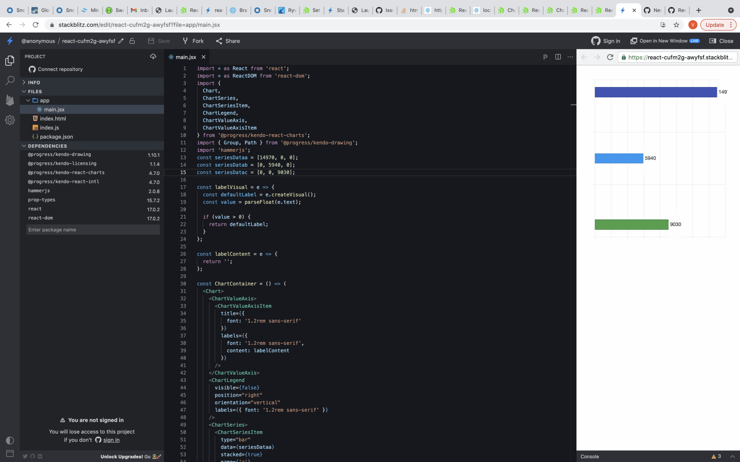 Bar Chart Label Not Displaying Fully If The Width Of Chart Is Less Issue 991 Telerik kendo react GitHub