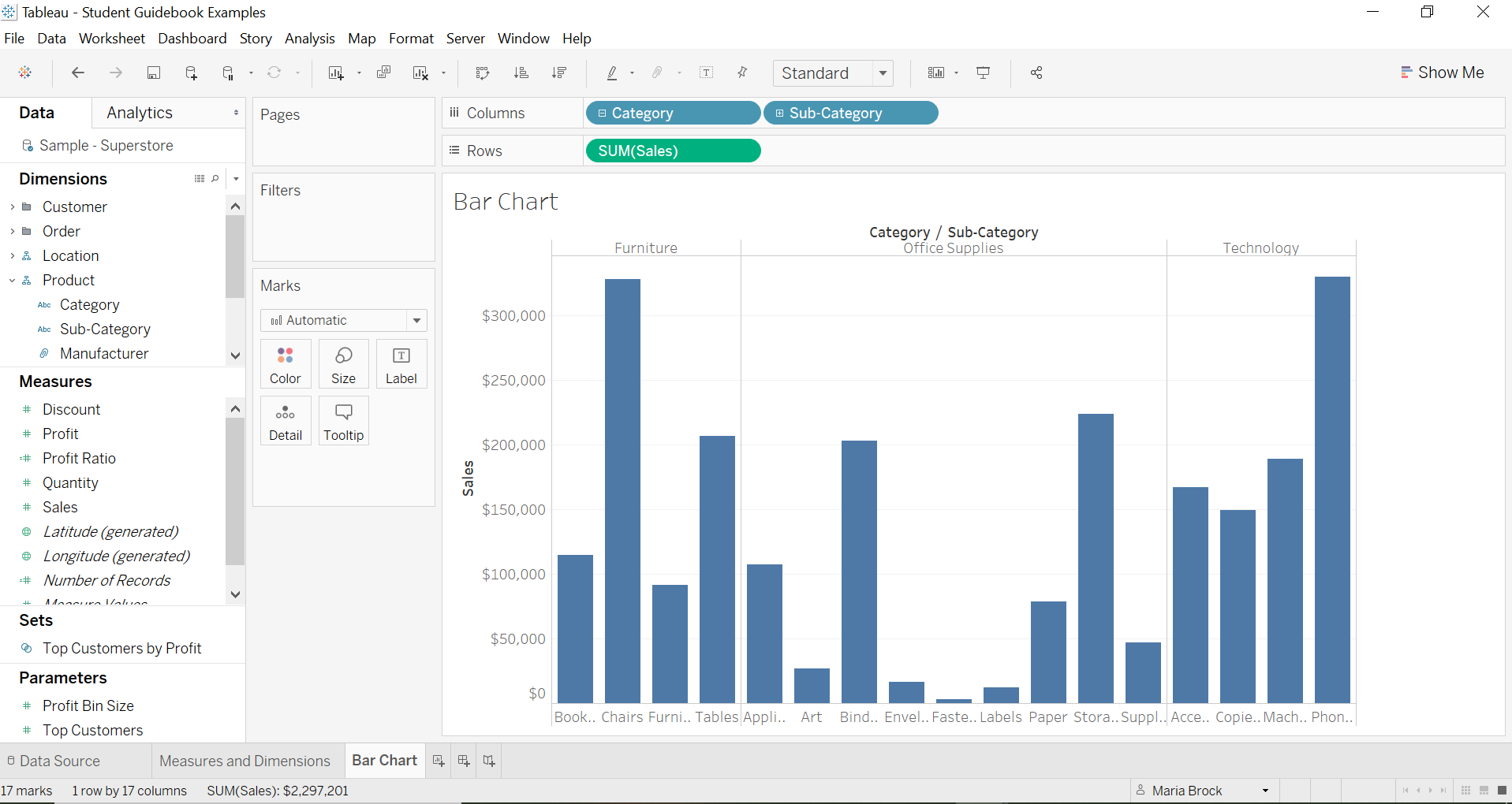Bar Charts The Tableau Student Guide
