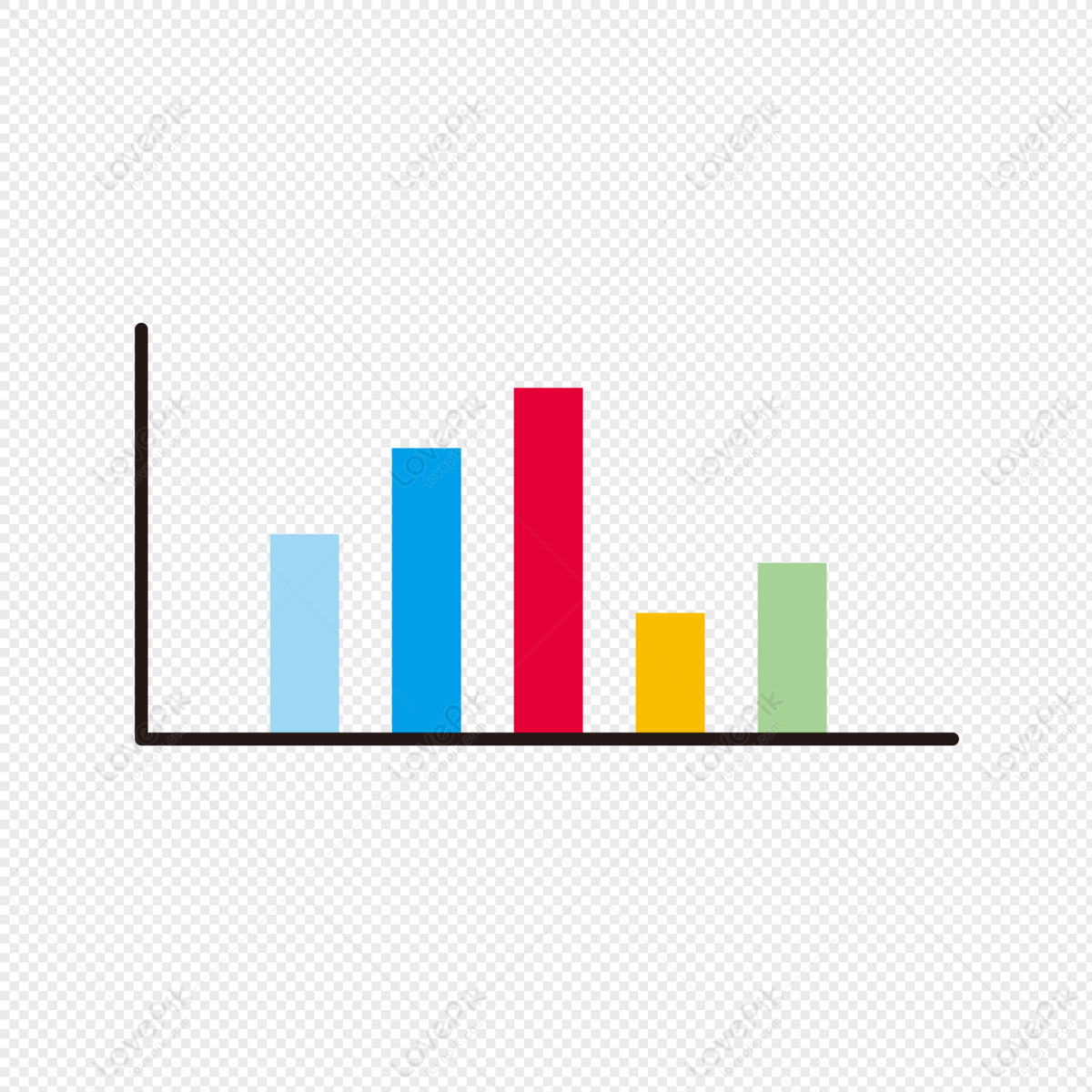 Bar Graph Material Business Office PNG Image Image And Picture For Free Download Lovepik