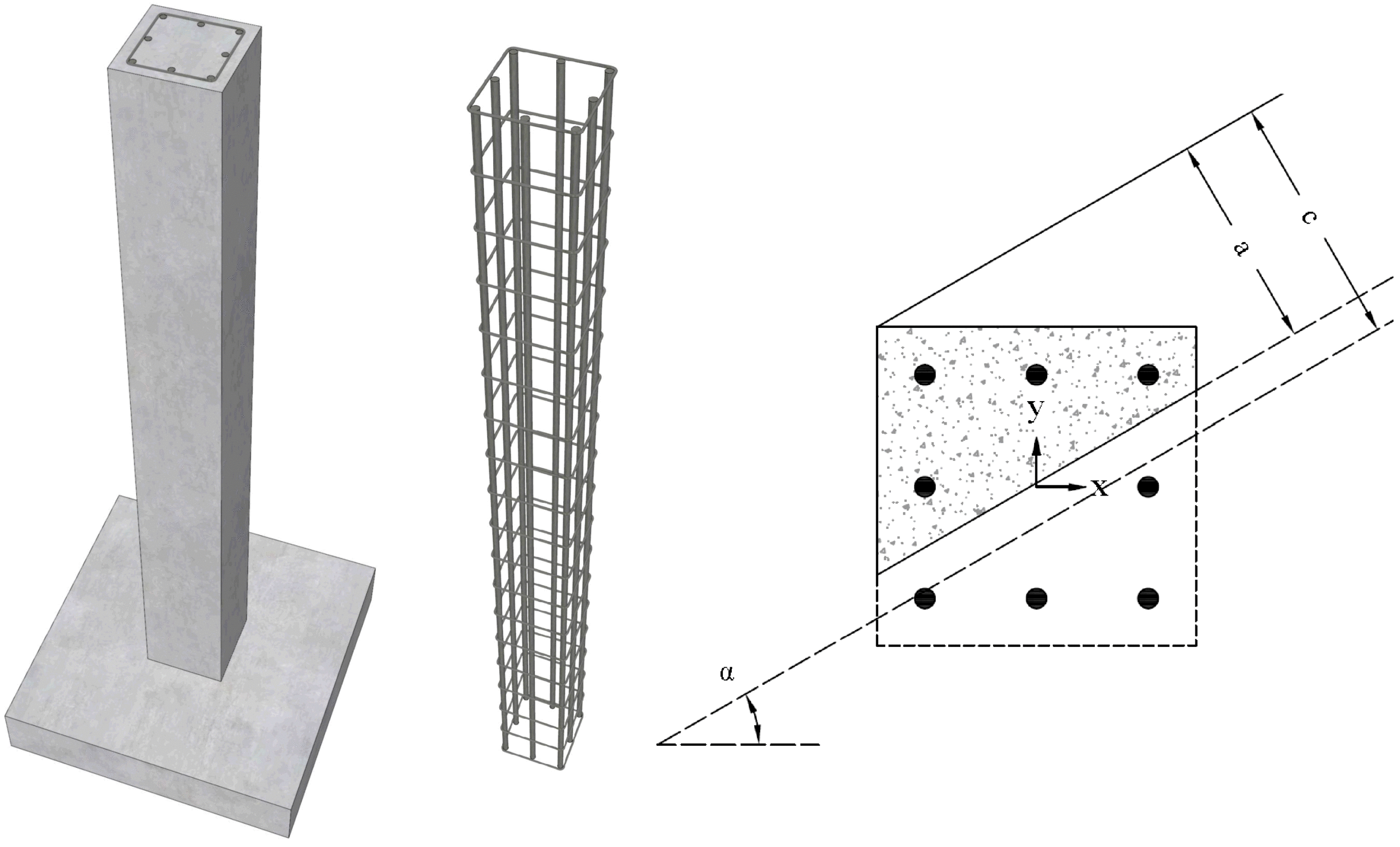 Biaxial Bending Interaction Diagram For Square Reinforced Concrete Column Design ACI 318 19 