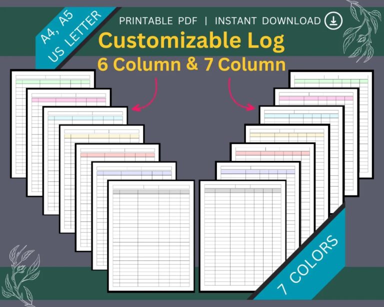 Blank Column And Row Etsy