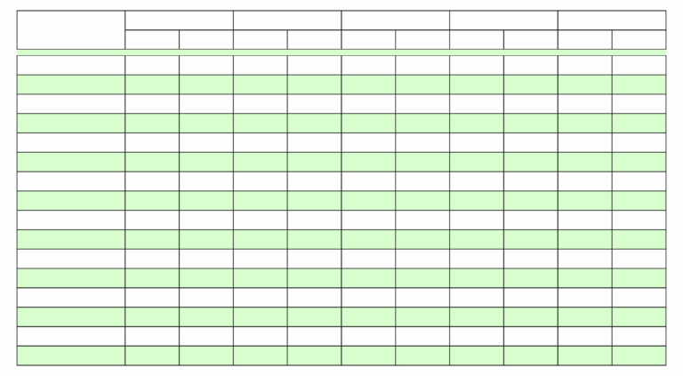 Blank Columns Templates 10 Free PDF Printables Printablee