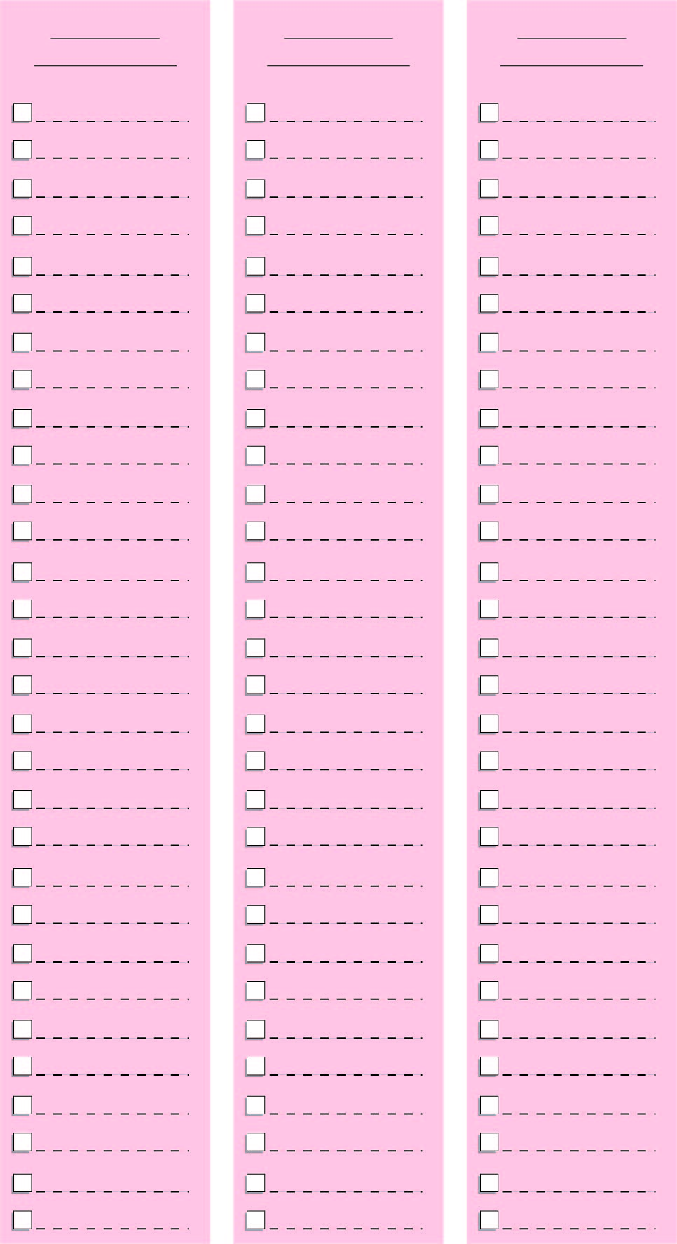 Blank Columns Templates 10 Free PDF Printables Printablee