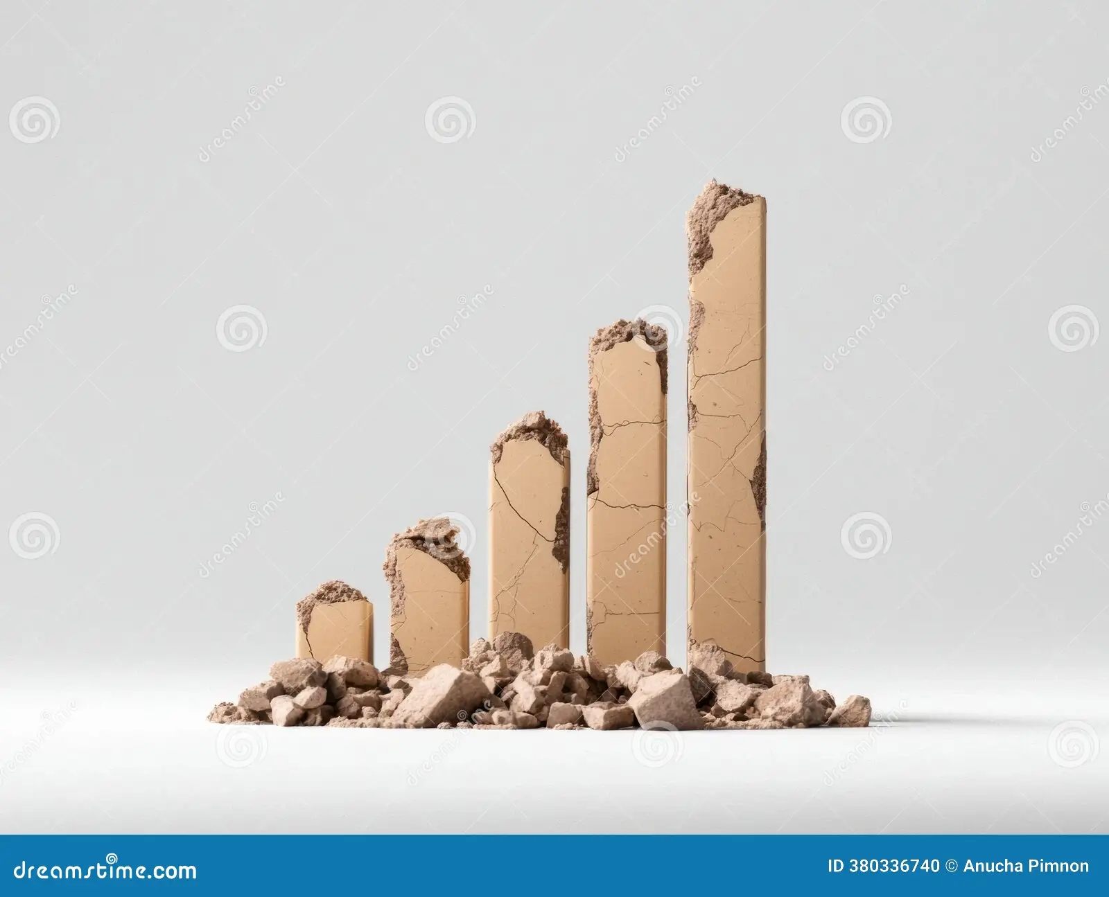 Broken Column And Bar Charts