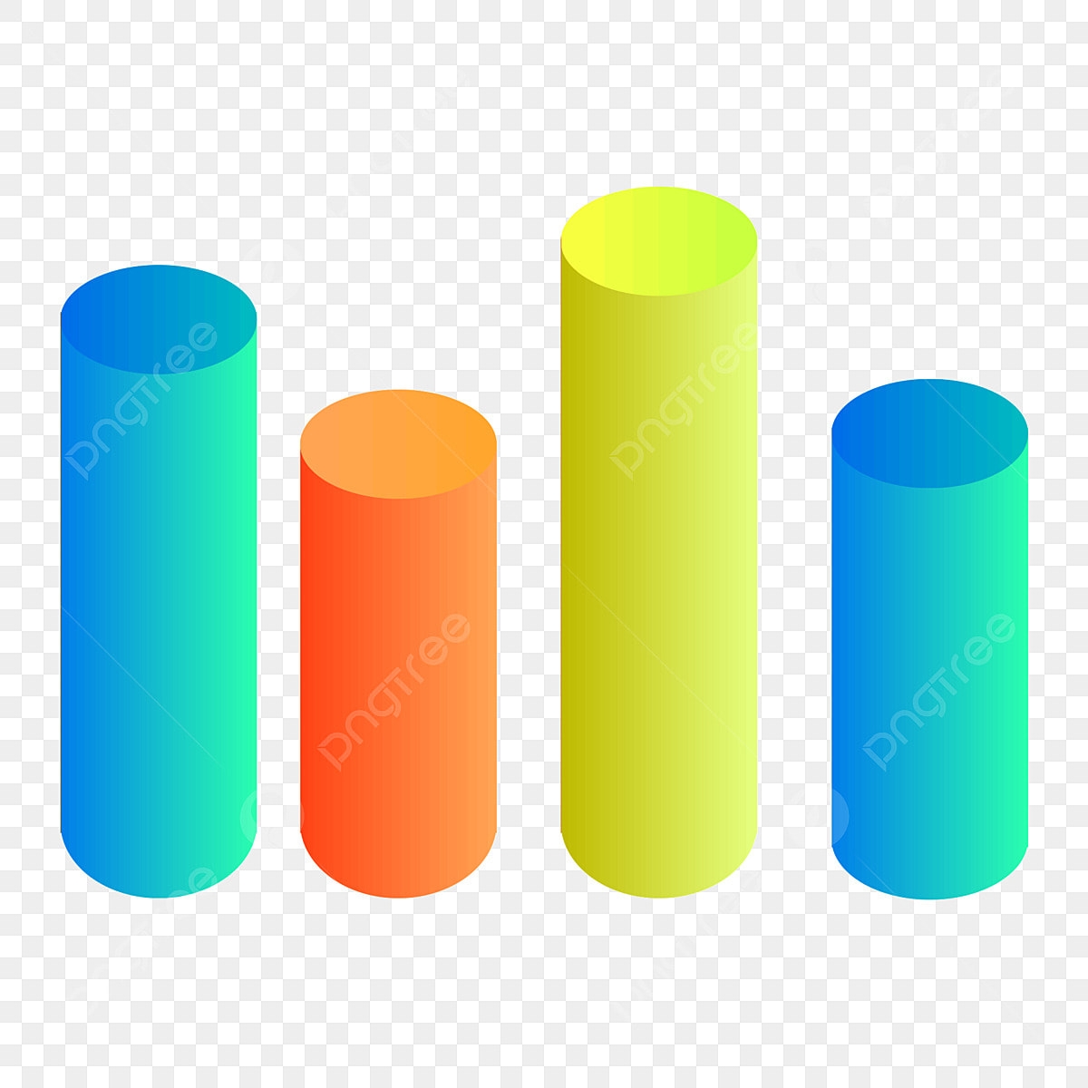 Cylinder Column Chart