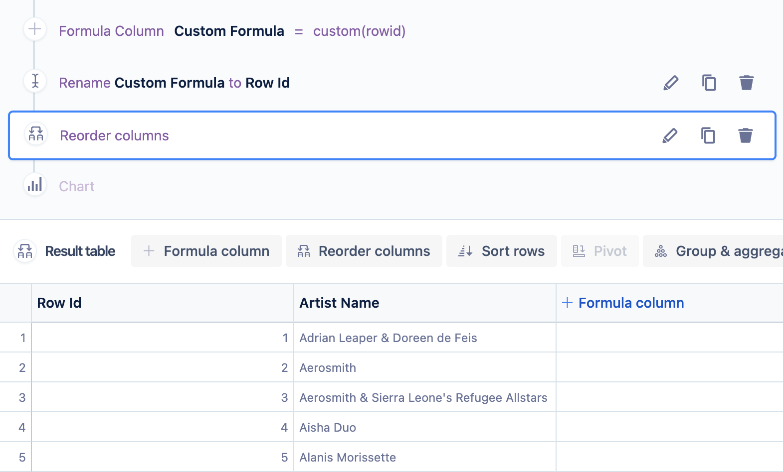 Calculate Row Number In A Table Chart Atlassian Analytics Atlassian Support