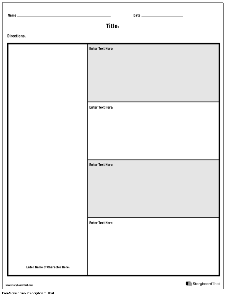 Character Map Worksheets By Storyboard That