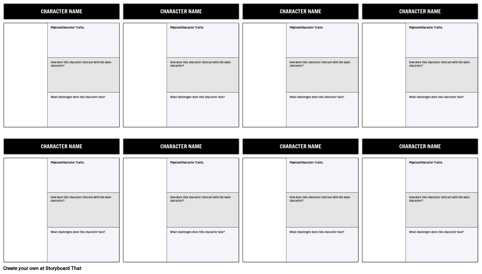 Character Maps Storyboard That s Guide U0026 Templates 2025 
