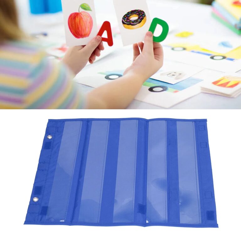 Classroom Pocket Chart Clear Pocket Chart Single Use Combination Use Transparent Pockets 5 Rows For Students For School For Activities Blue Walmart ca