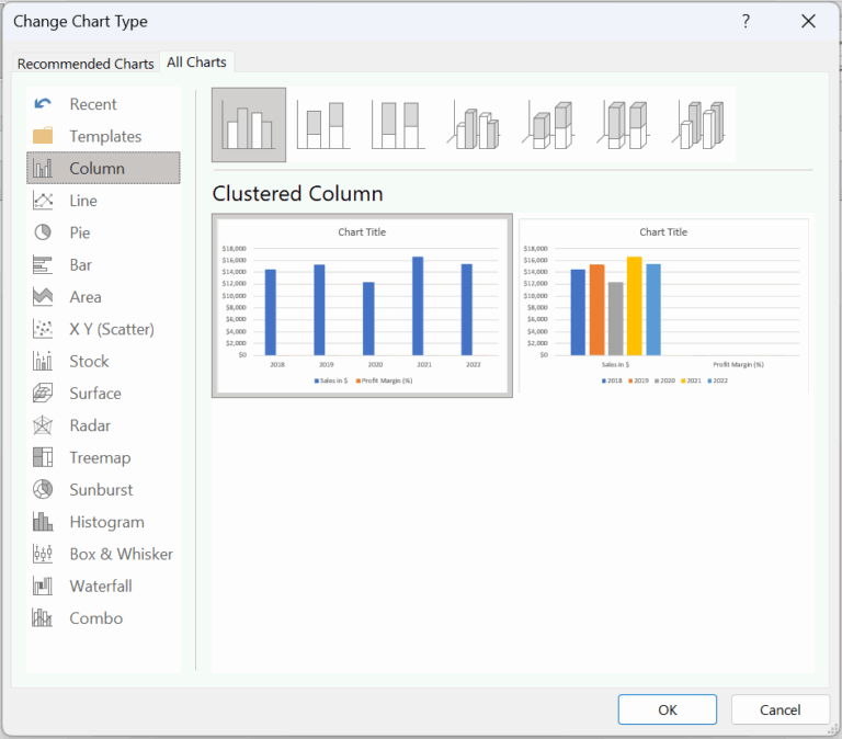 Clustered Column Chart In Excel Examples How To Create Insert 