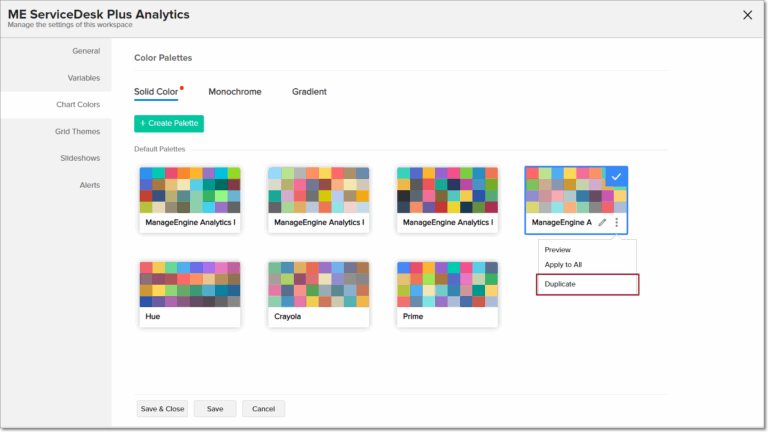 Color Palette Analytics Plus