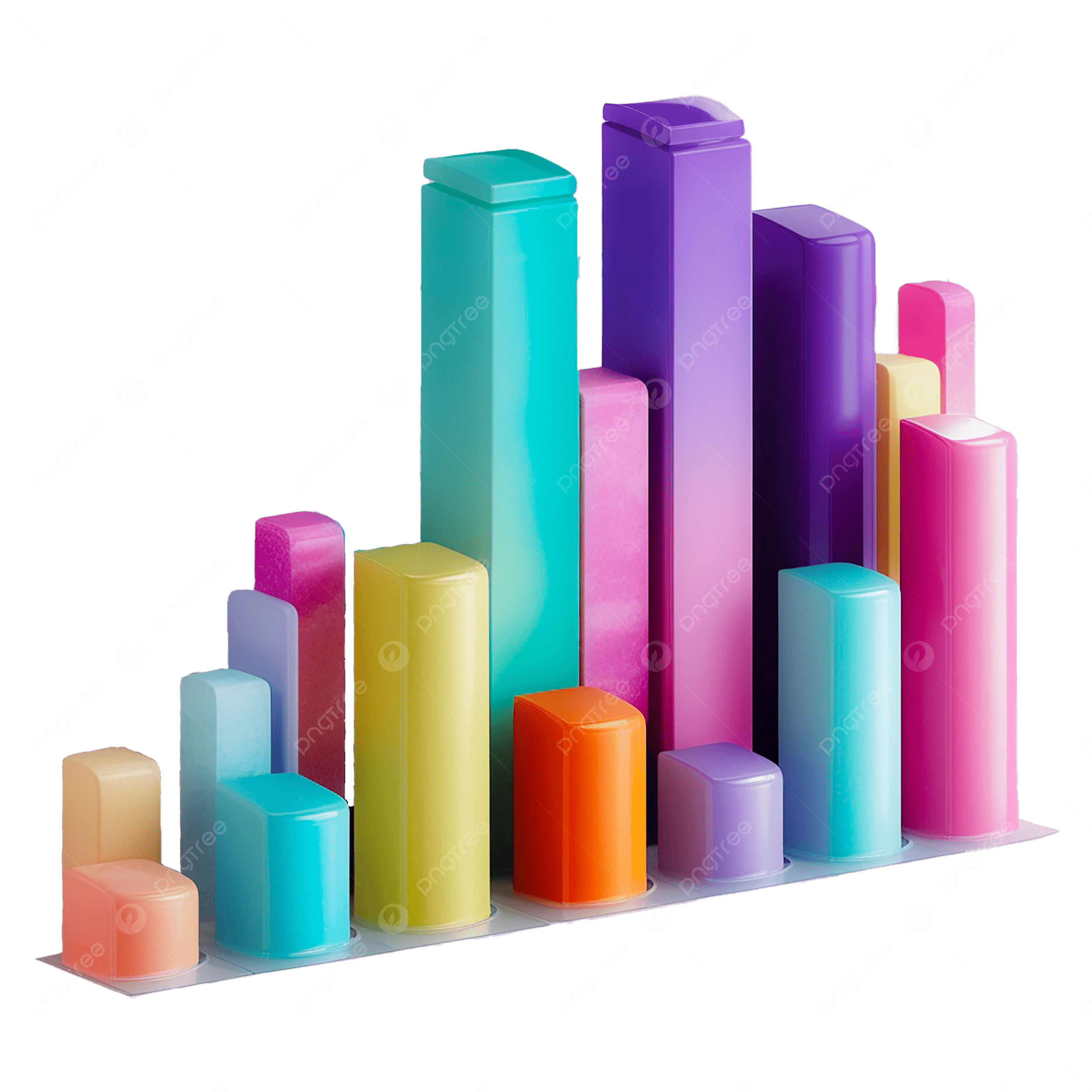 Colorful Bar Chart For Web Bar Chart For Web Bar Chart PNG Transparent Image And Clipart For Free Download