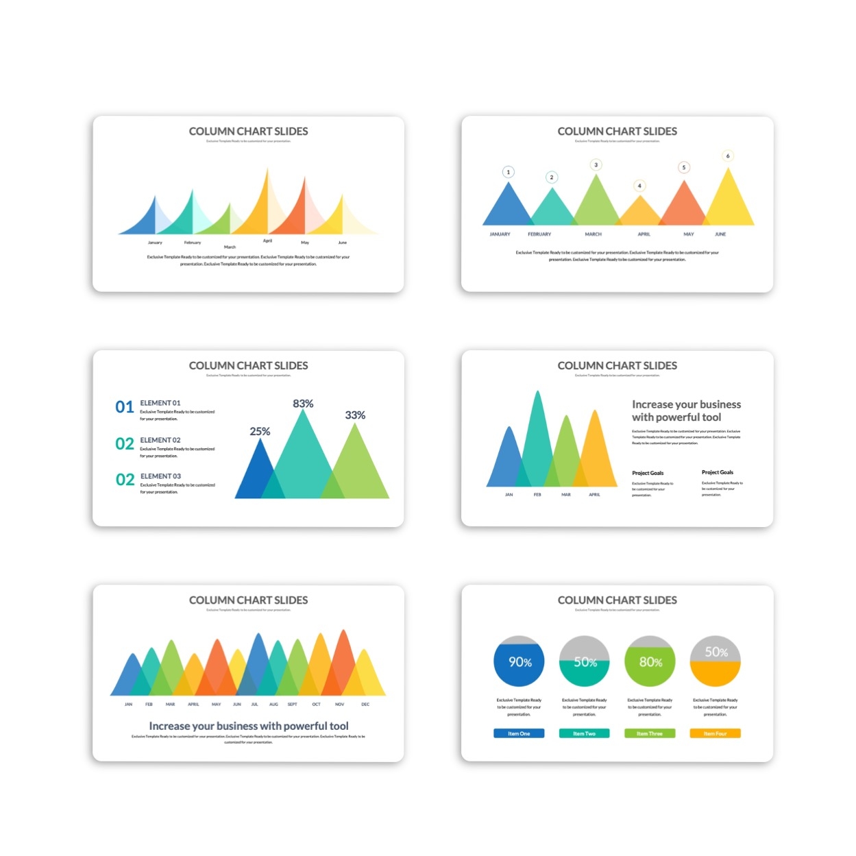 Column Chart Infographic PowerPoint Template Original And High Quality PowerPoint Templates