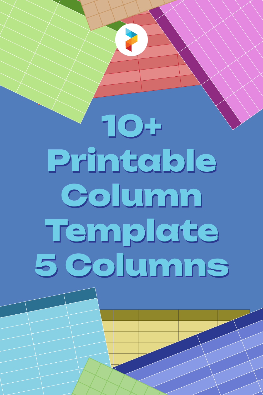 Column Template 5 Columns 10 Free PDF Printables Printablee
