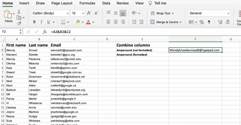 Combine Multiple Columns In Excel Into One Column Layer Blog