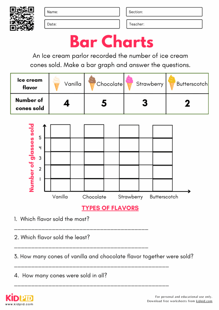 Create Bar Chart U0026 Analyze Worksheet For Grade 2 Kidpid