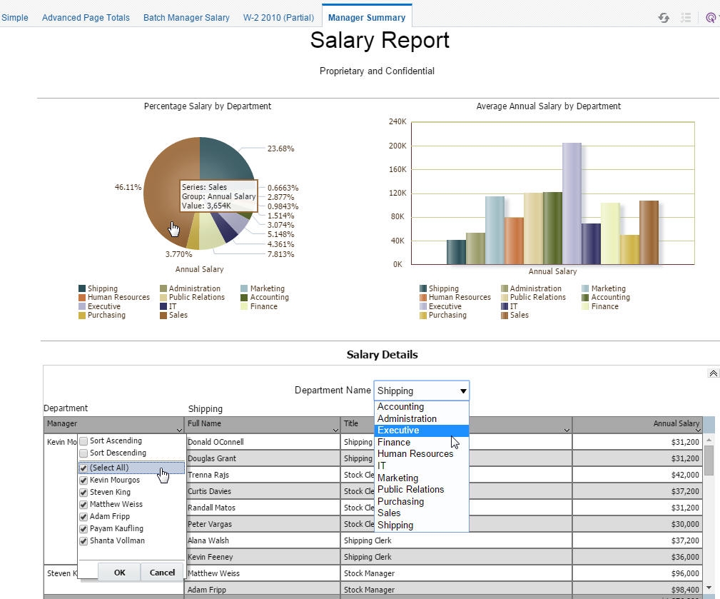 Creating BI Publisher Layout Templates