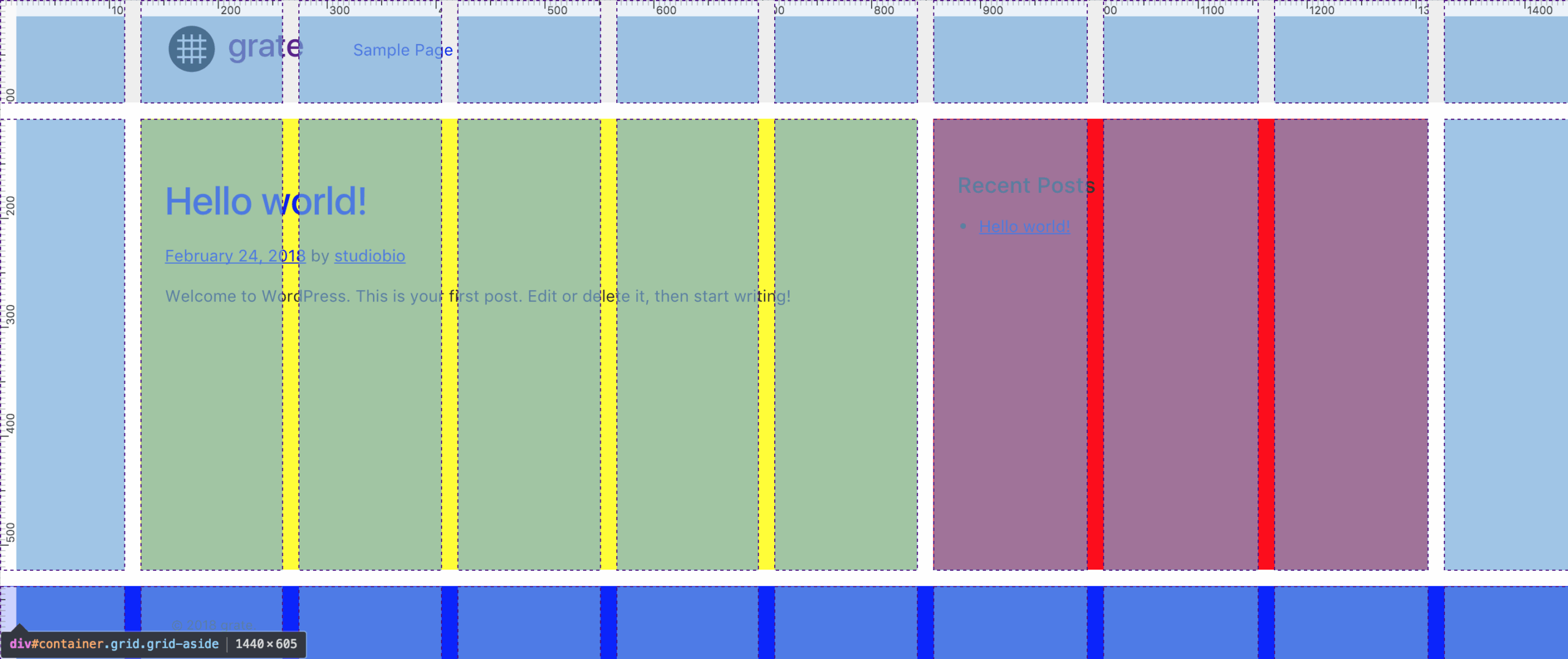 CSS Grid Liberate The Markup Studio bio