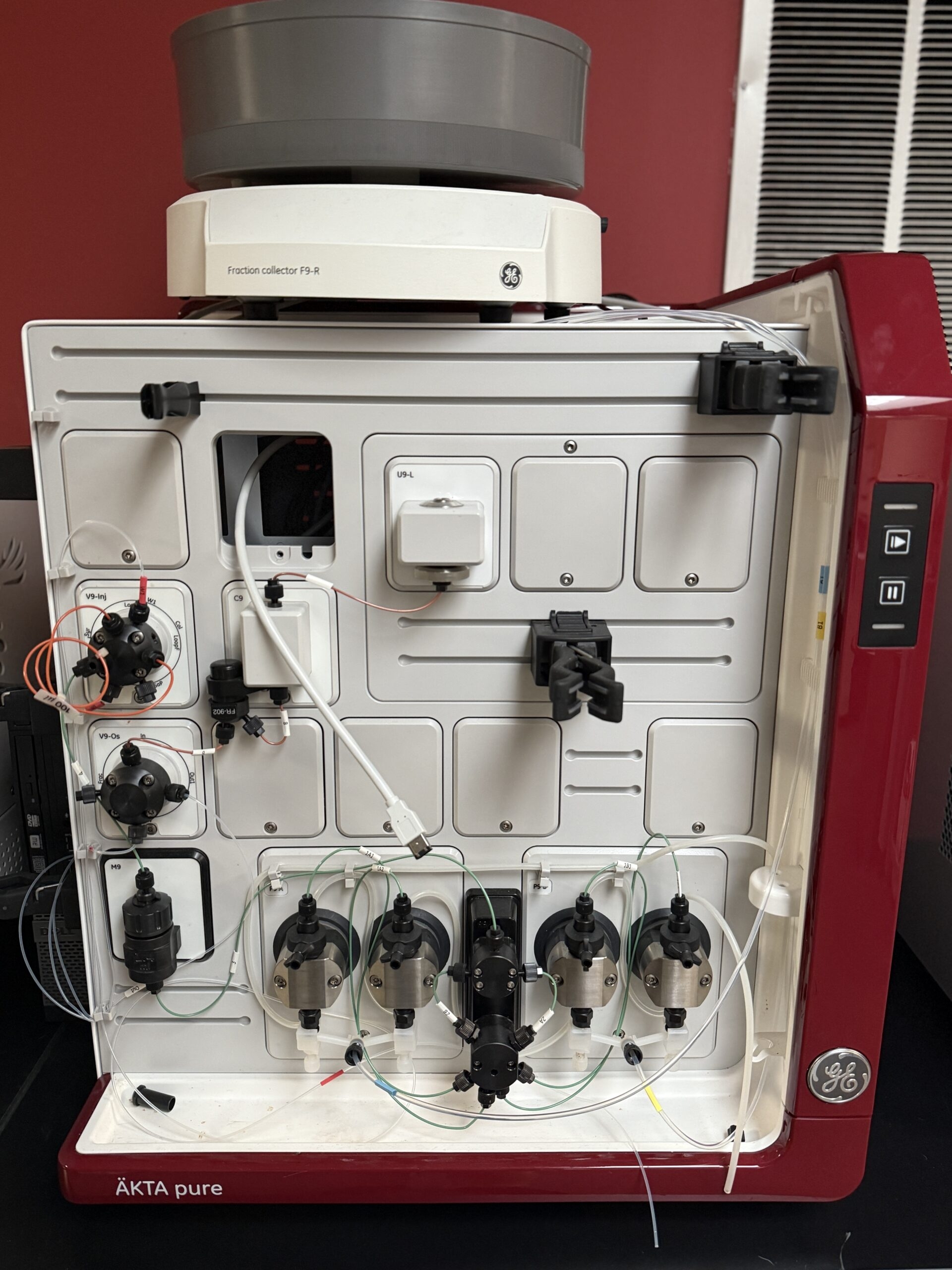 Cytiva AKTA Pure W Fraction Collector F9 R FPLC Fraction Collector Cambridge Scientific