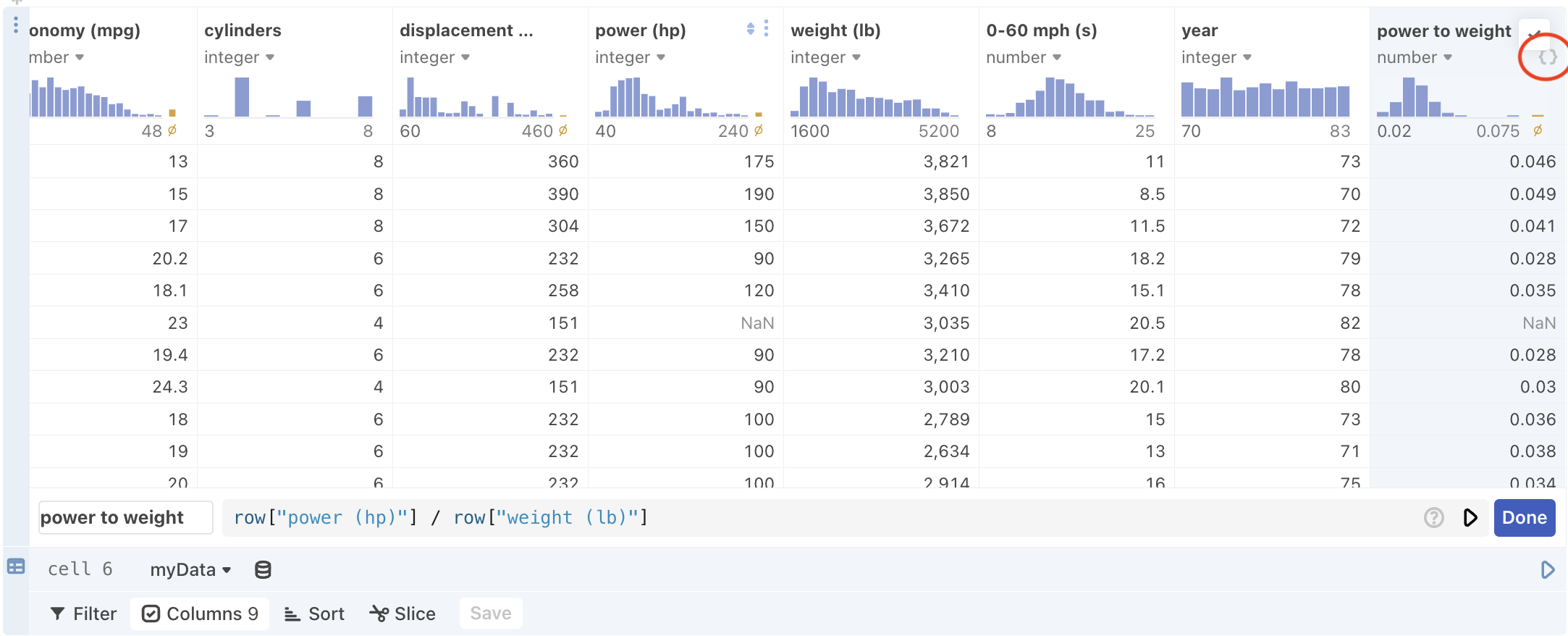 Data Table Cell Observable Documentation