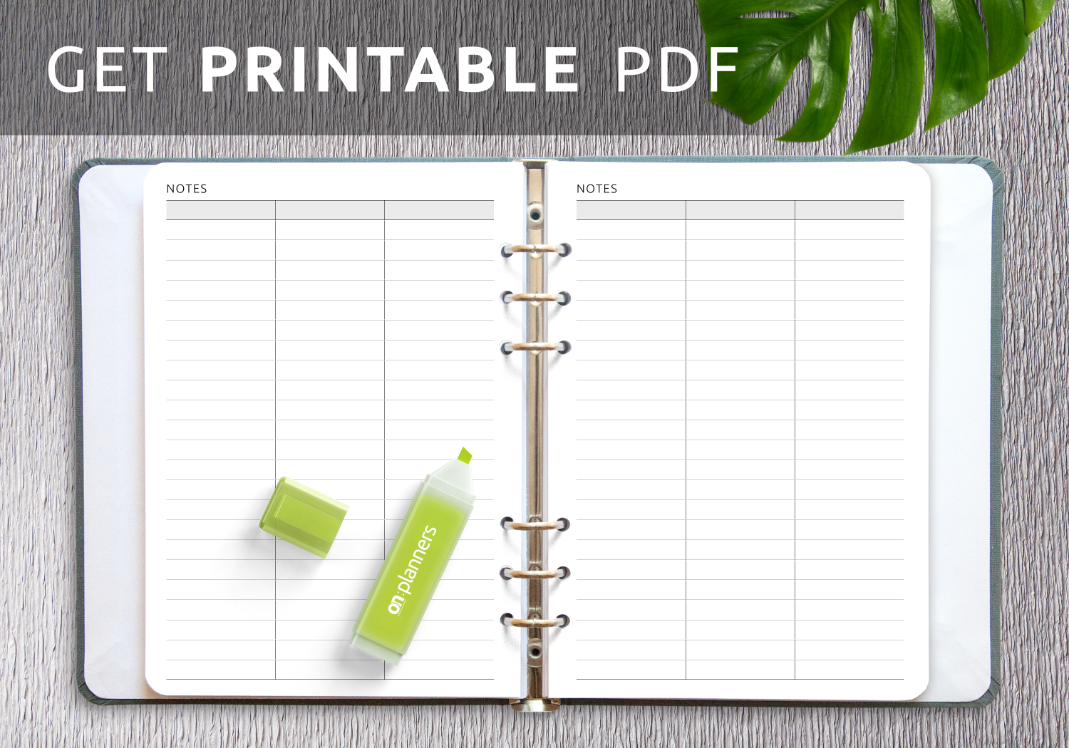 Download Printable Table 3 Column PDF