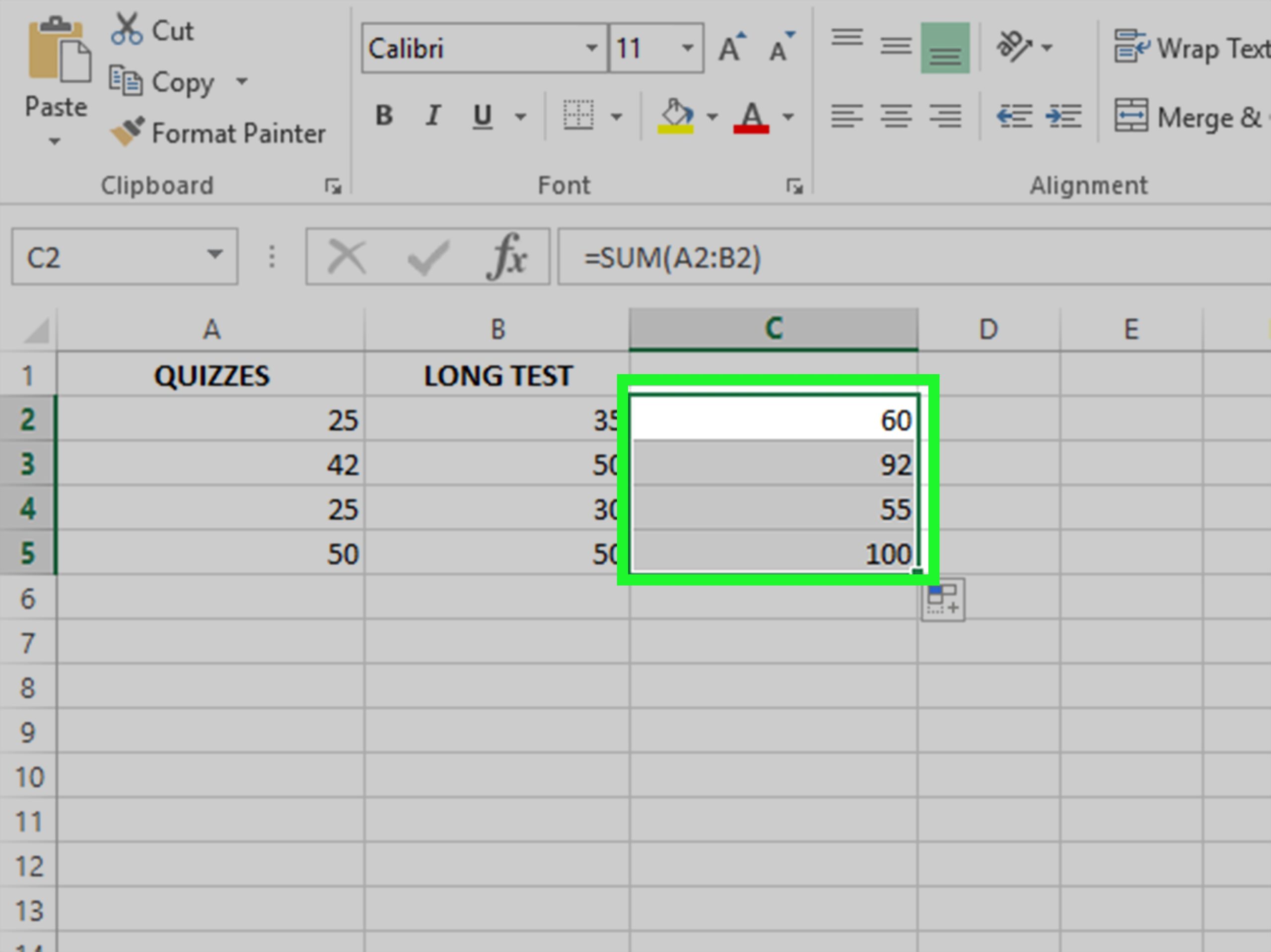 Easy Ways To Sum Multiple Rows And Columns In Excel 9 Steps Easy Ways To Sum Multiple Rows And Columns In Excel 9 Steps