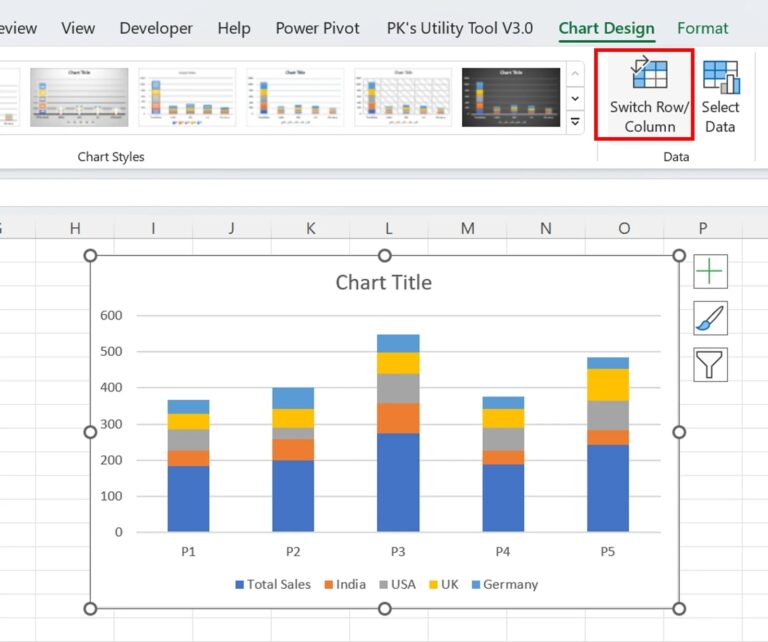 Effective Stacked Column Chart With Integrated Totals PK An Excel Expert