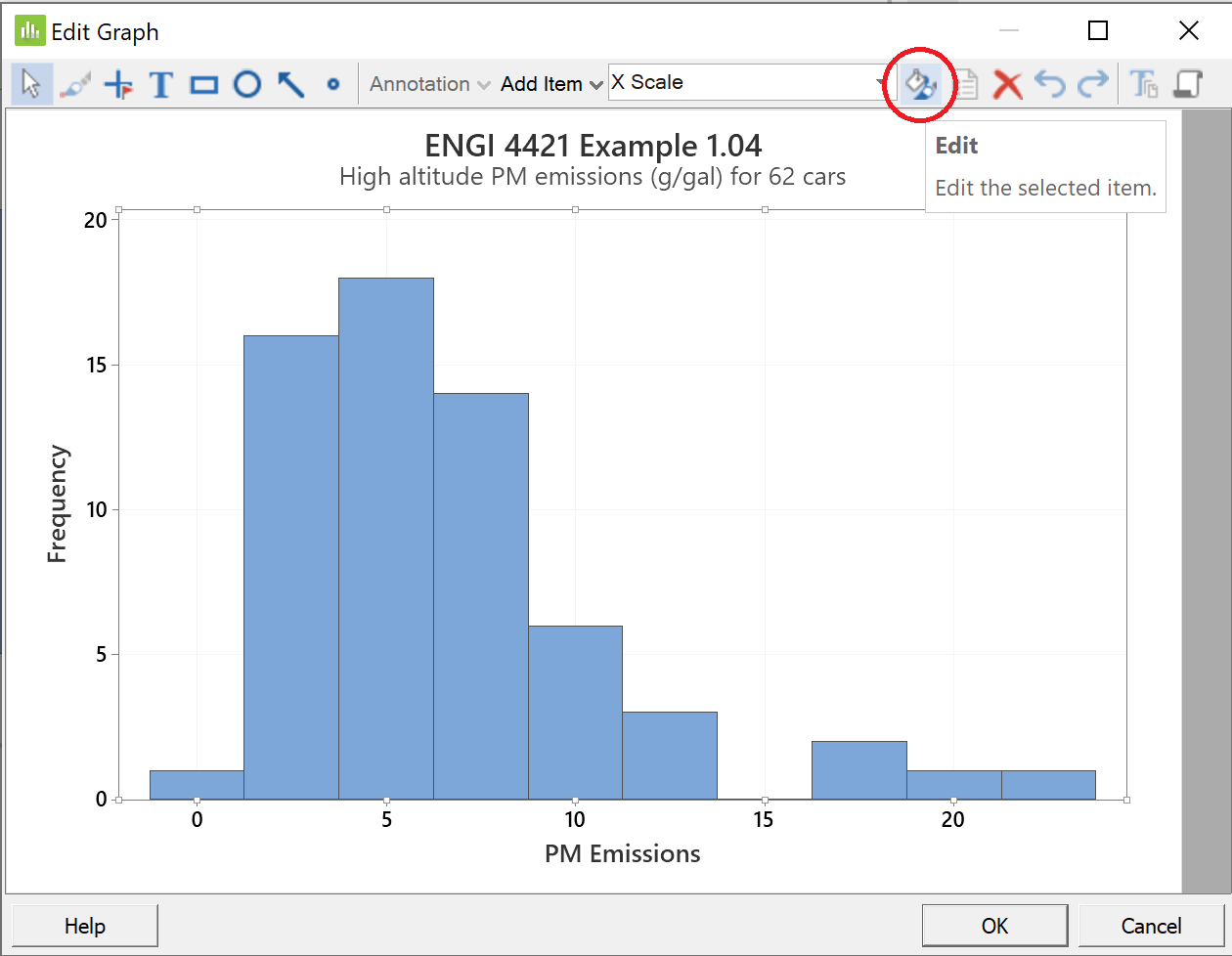 ENGI 4421 First MINITAB Tutorial