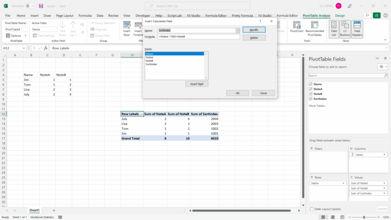 Excel Hide The Helper Field For Sorting In A Pivot Table Stack 