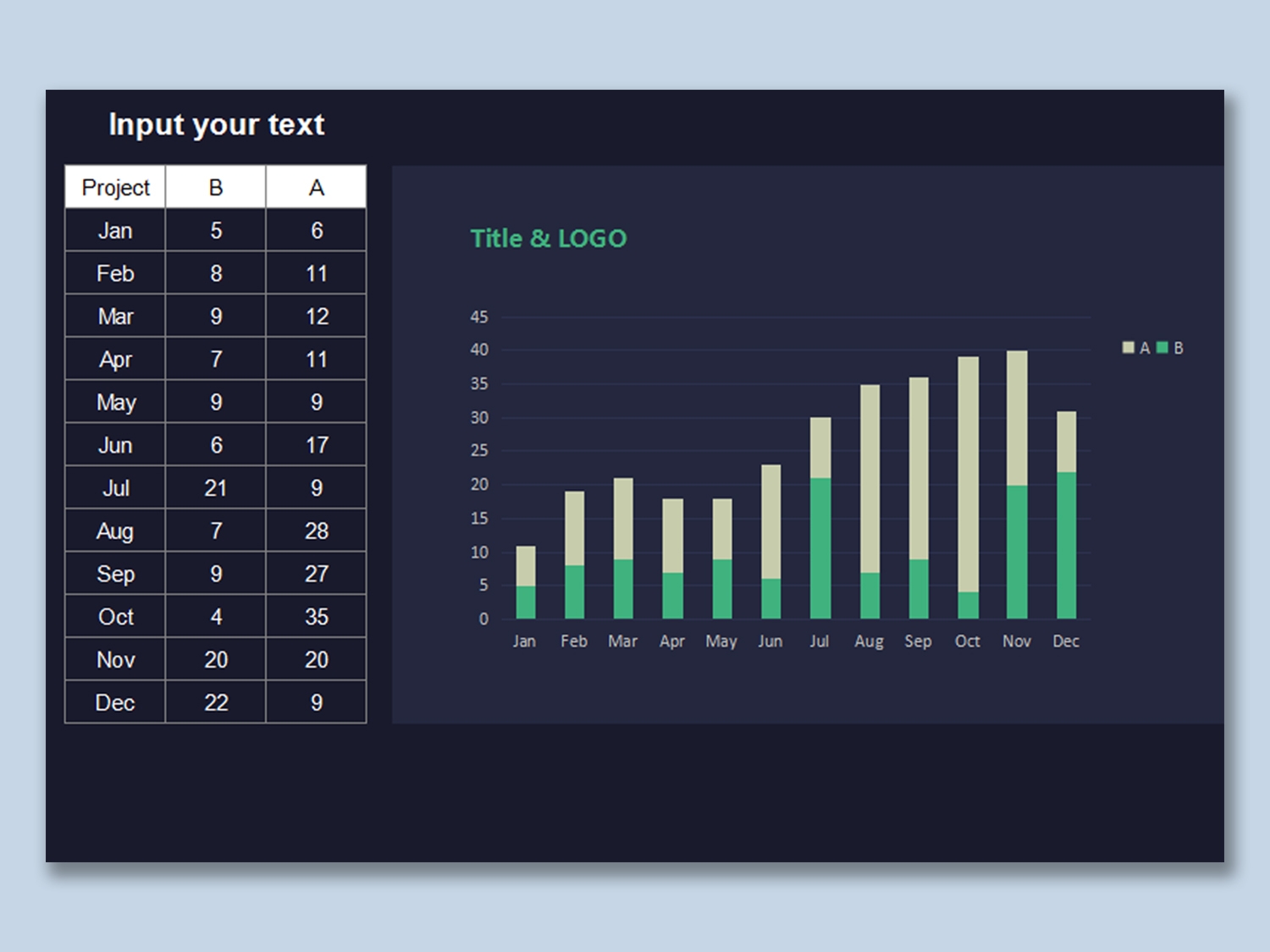 EXCEL Of Dark Green Column Chart xlsx WPS Free Templates