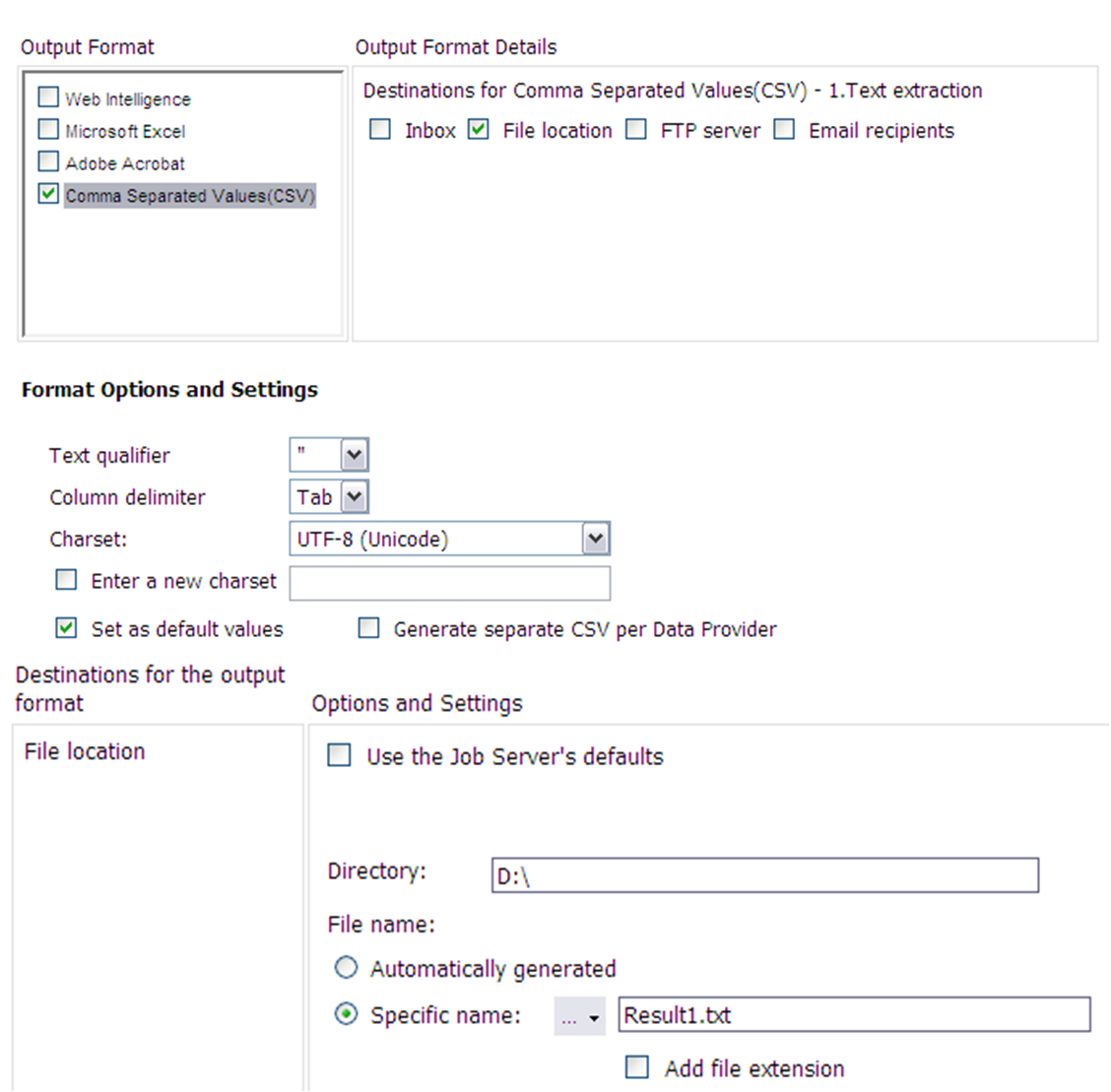 Export To Text Automation In Web Intelligence Clariba Website