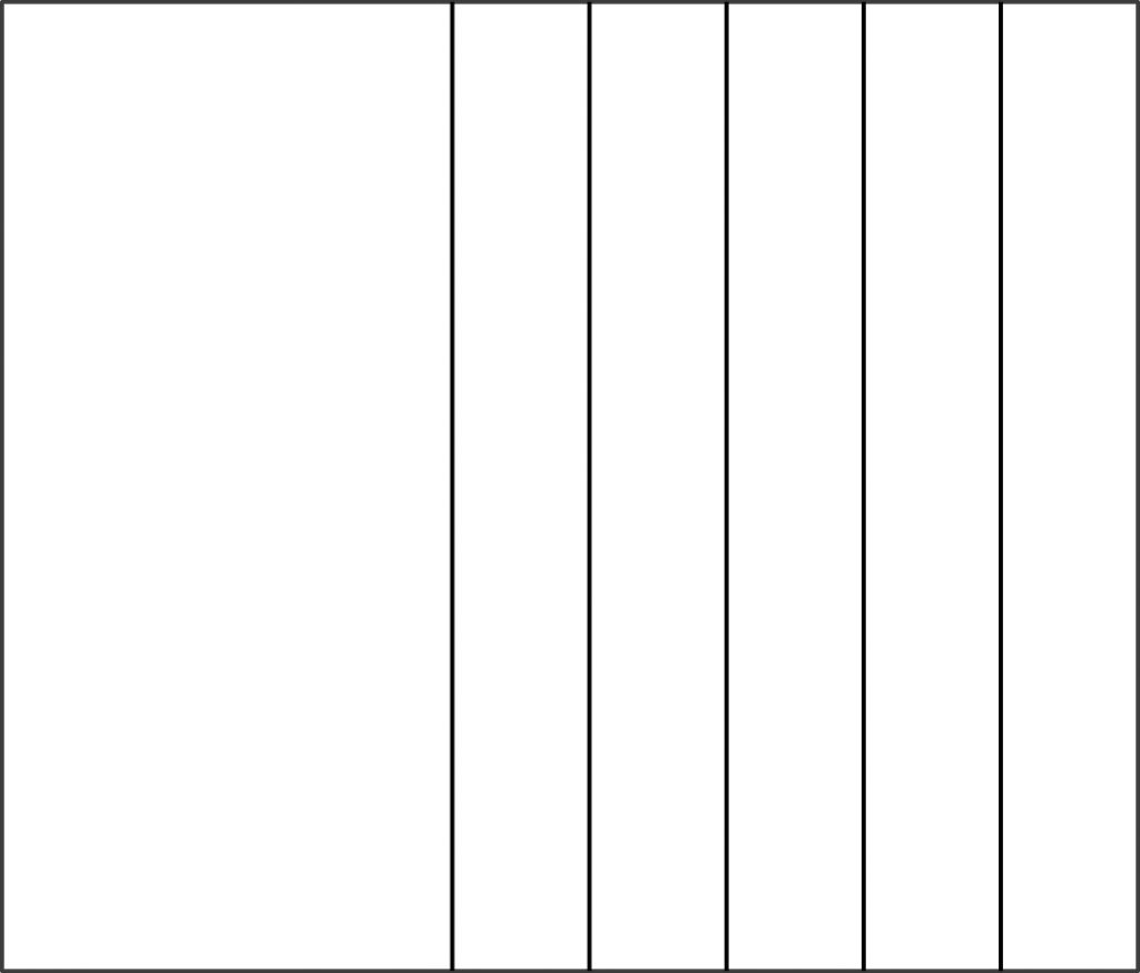 Free 6 Column Chart Template Word