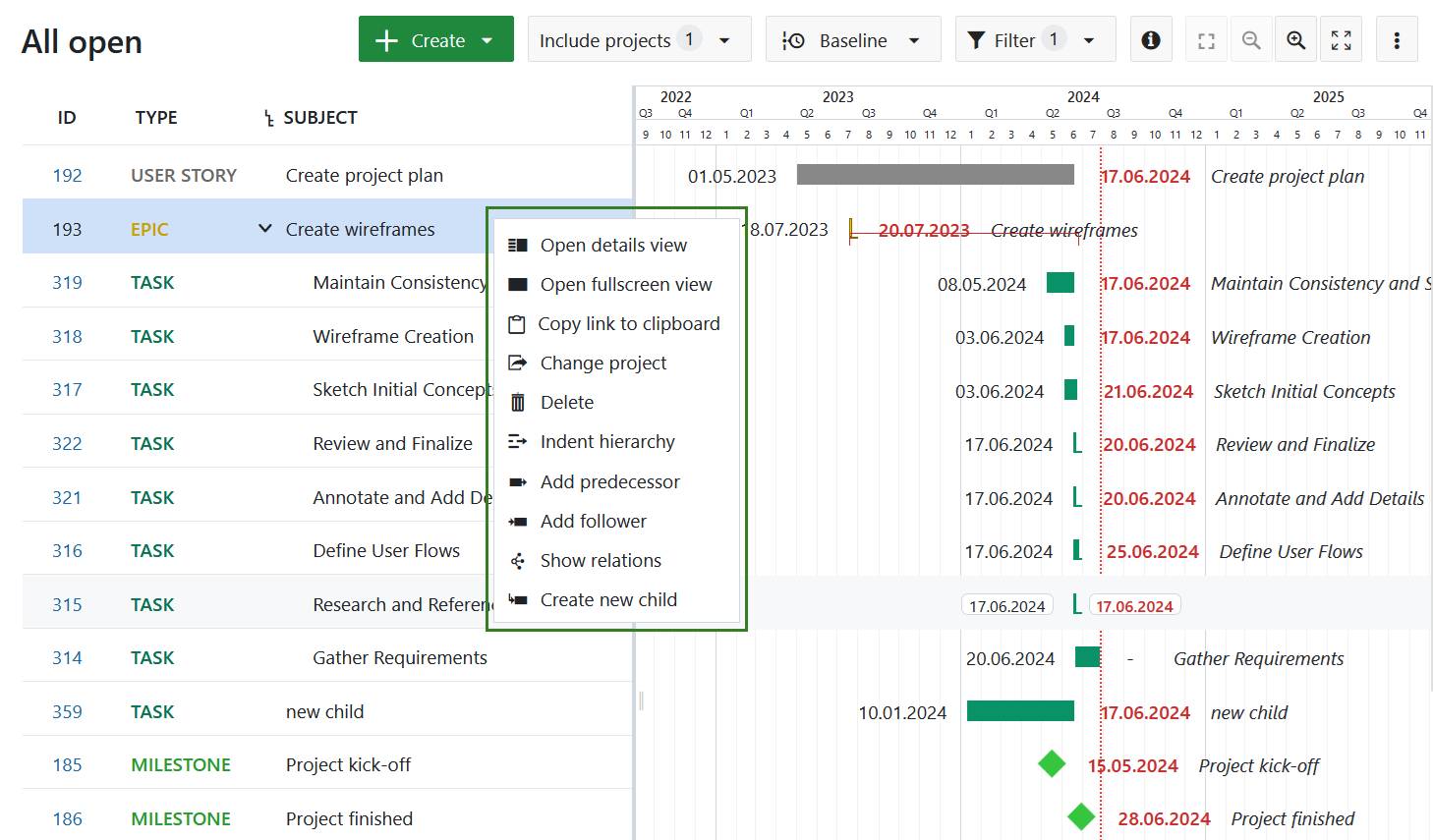 Sharepoint Gantt Chart Set Column Width
