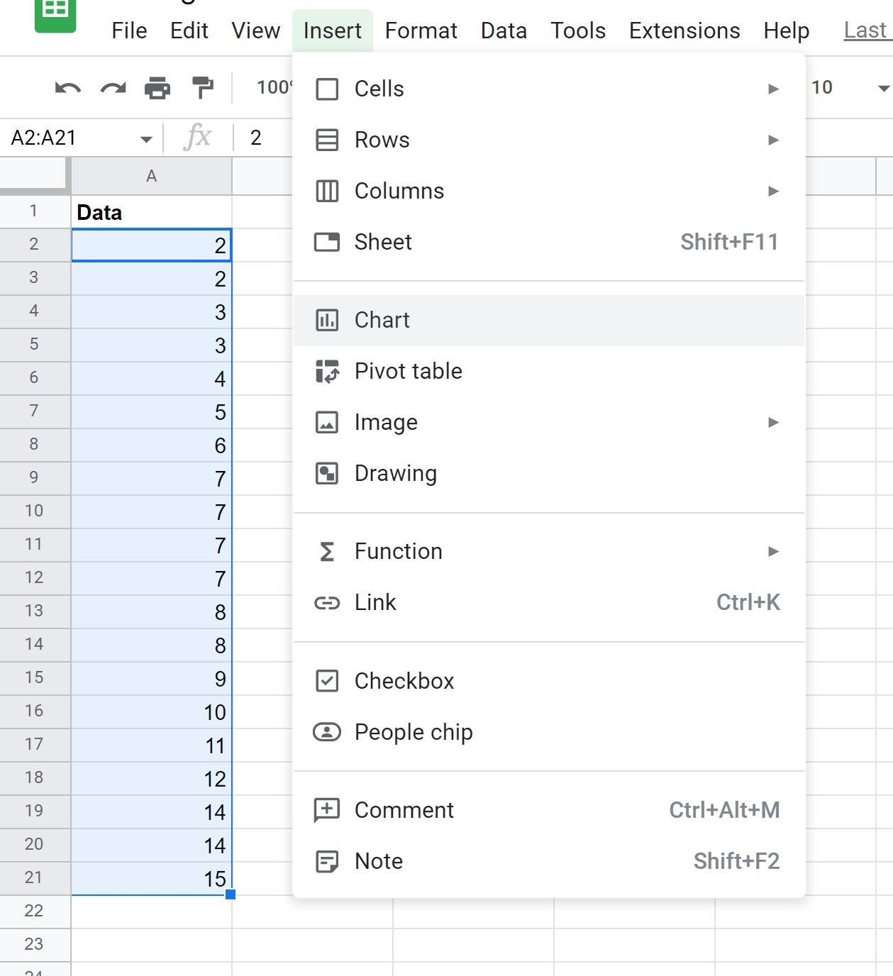 Google Sheets How To Change Number Of Bins In Histogram
